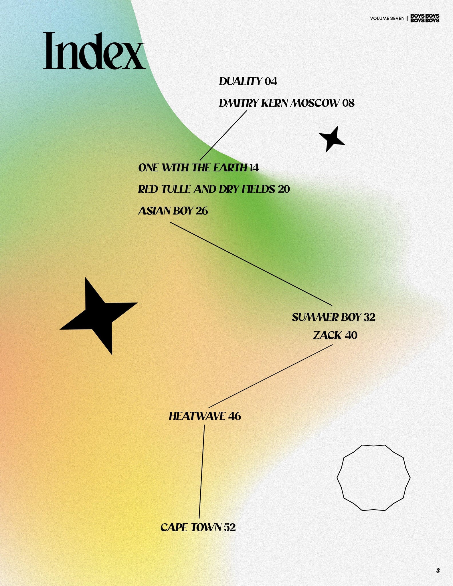 BOYS BOYS BOYS BOYS | VOLUME SEVEN | ISSUE #05 - Mob Journal