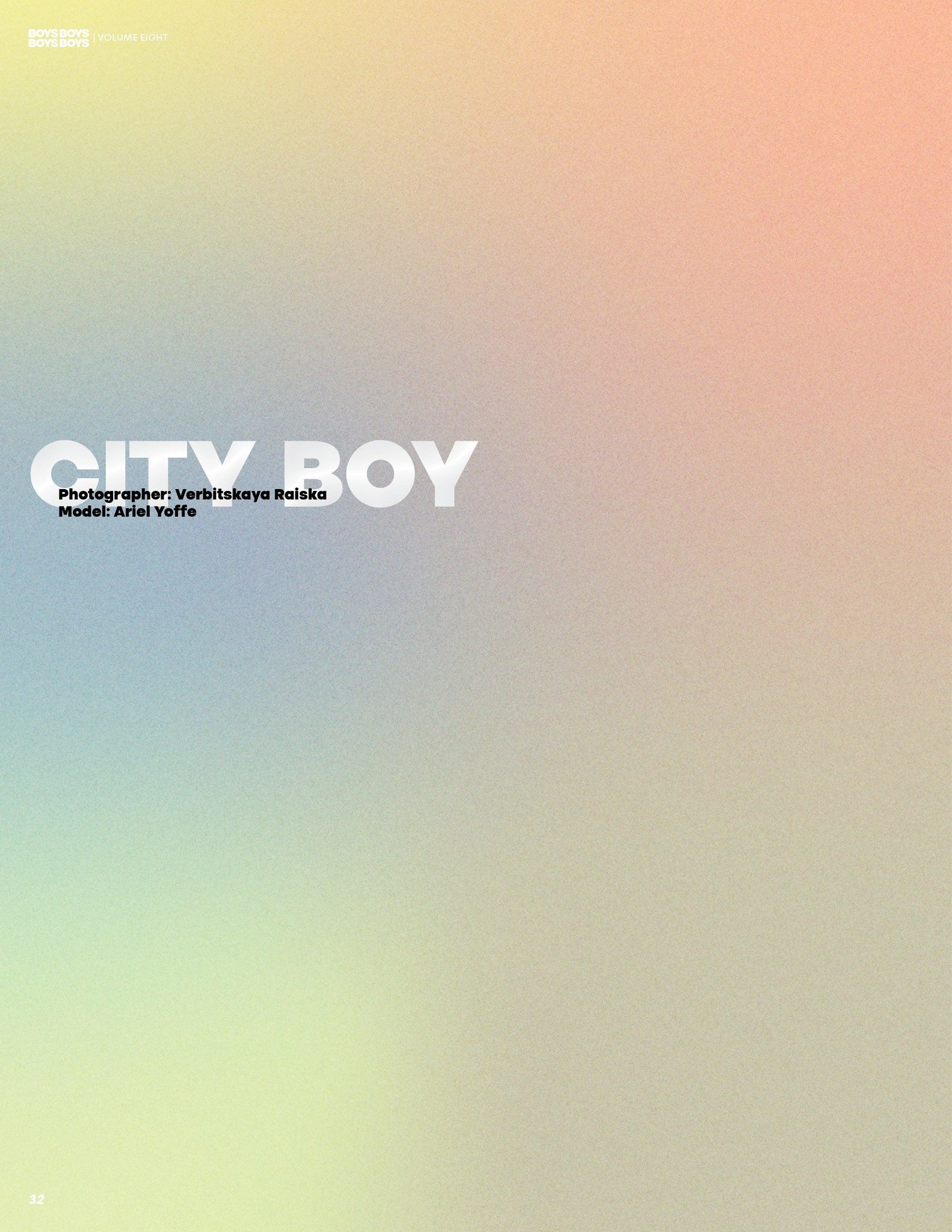 BOYS BOYS BOYS BOYS | VOLUME EIGHT | ISSUE #15 - Mob Journal