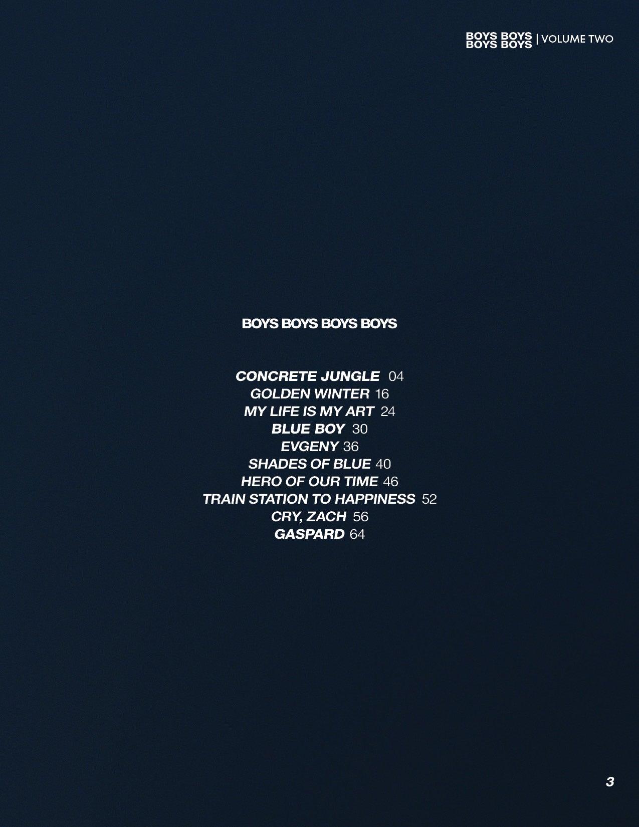 BOYS BOYS BOYS BOYS | VOLUME TWO | ISSUE #12 - Mob Journal