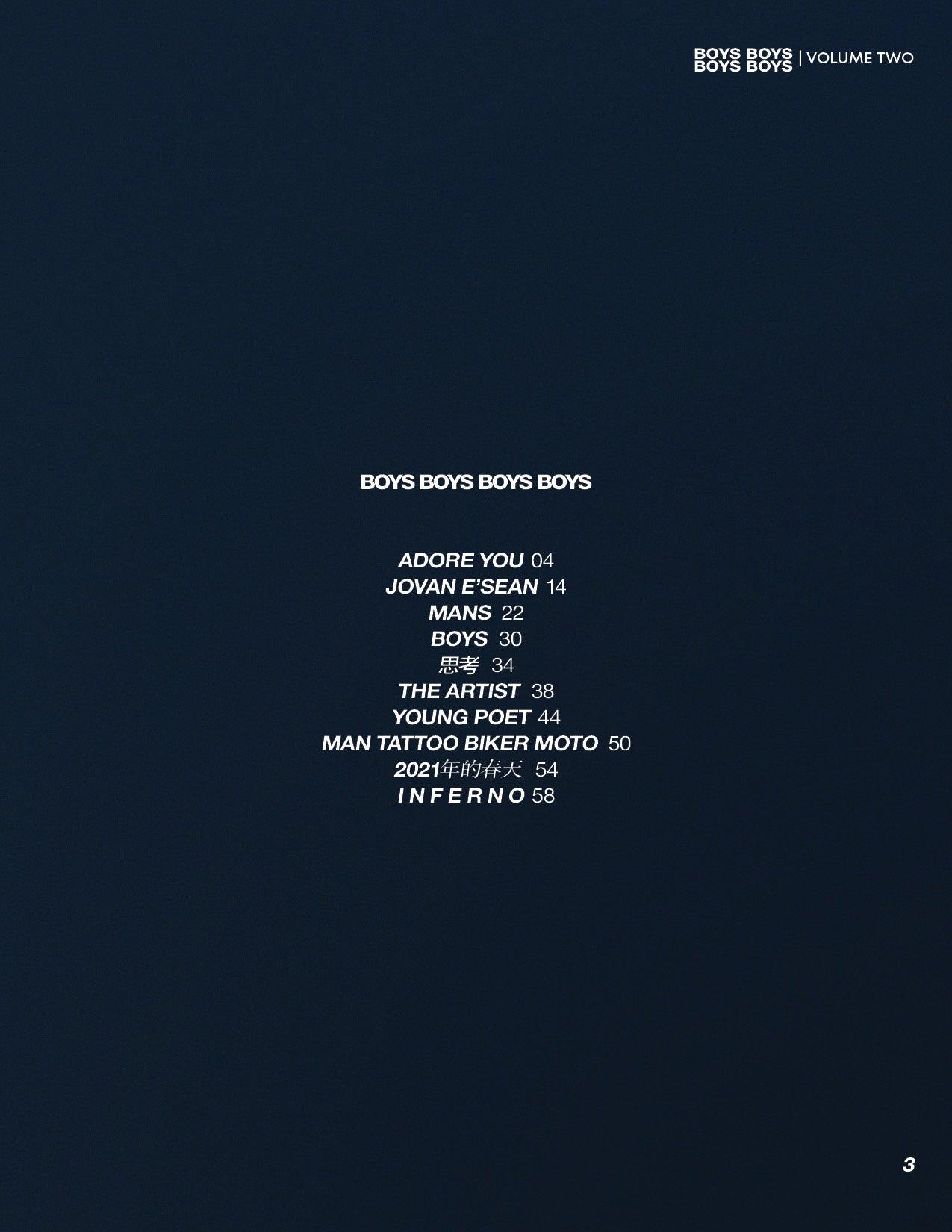 BOYS BOYS BOYS BOYS | VOLUME TWO | ISSUE #13 - Mob Journal