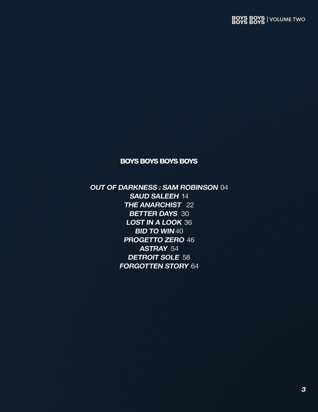 BOYS BOYS BOYS BOYS | VOLUME TWO | ISSUE #14 - Mob Journal