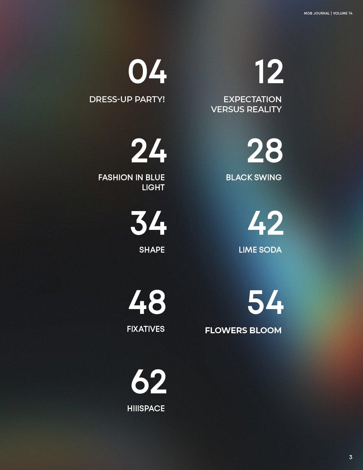MOB JOURNAL | VOLUME FOURTEEN | ISSUE #48 - Mob Journal