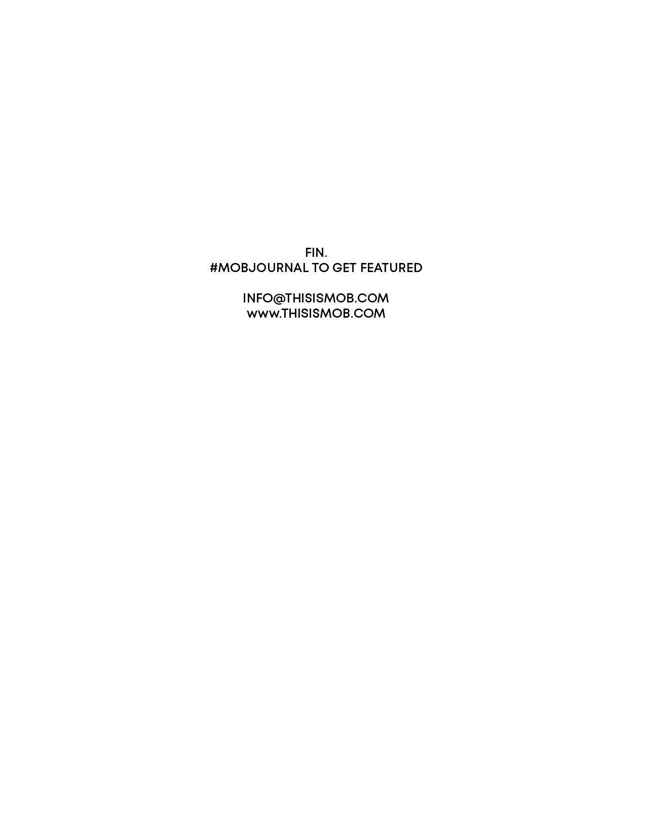 MOB JOURNAL | VOLUME FOURTEEN | ISSUE #48 - Mob Journal
