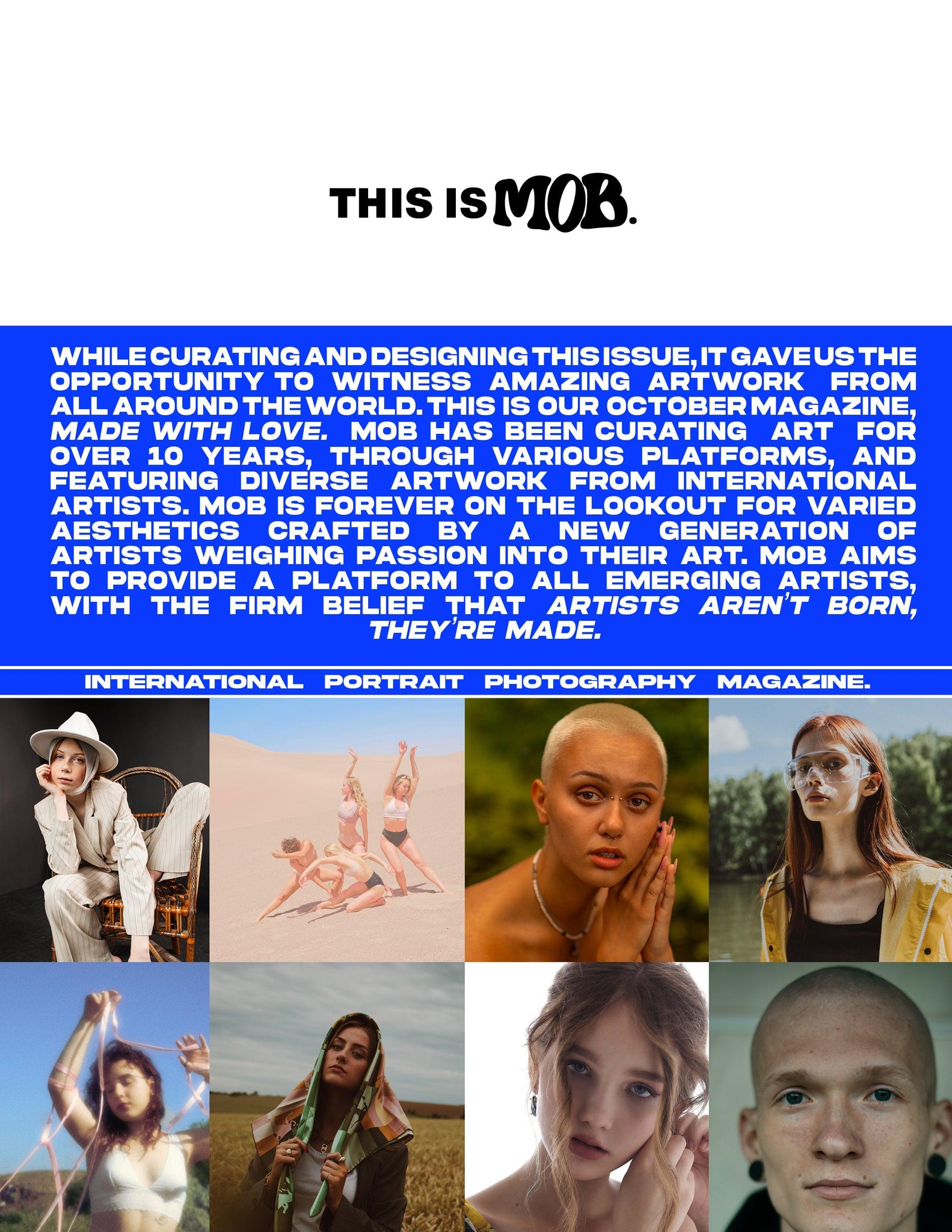 MOB JOURNAL | VOLUME TWENTY SEVEN | ISSUE #08 - Mob Journal