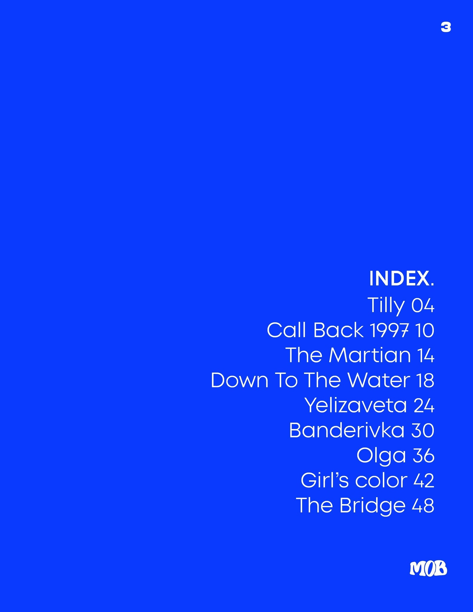 MOB JOURNAL | VOLUME TWENTY SEVEN | ISSUE #13 - Mob Journal