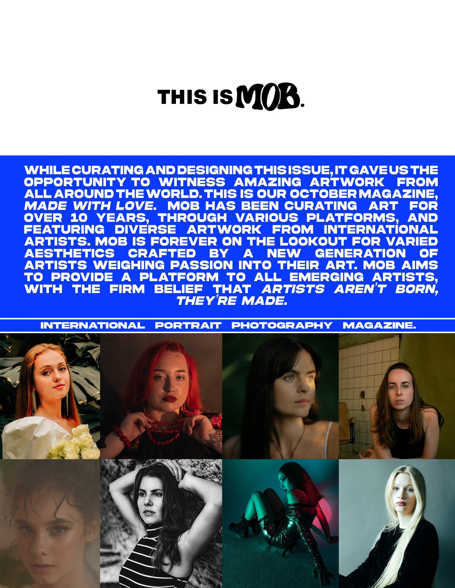 MOB JOURNAL | VOLUME TWENTY SEVEN | ISSUE #13 - Mob Journal