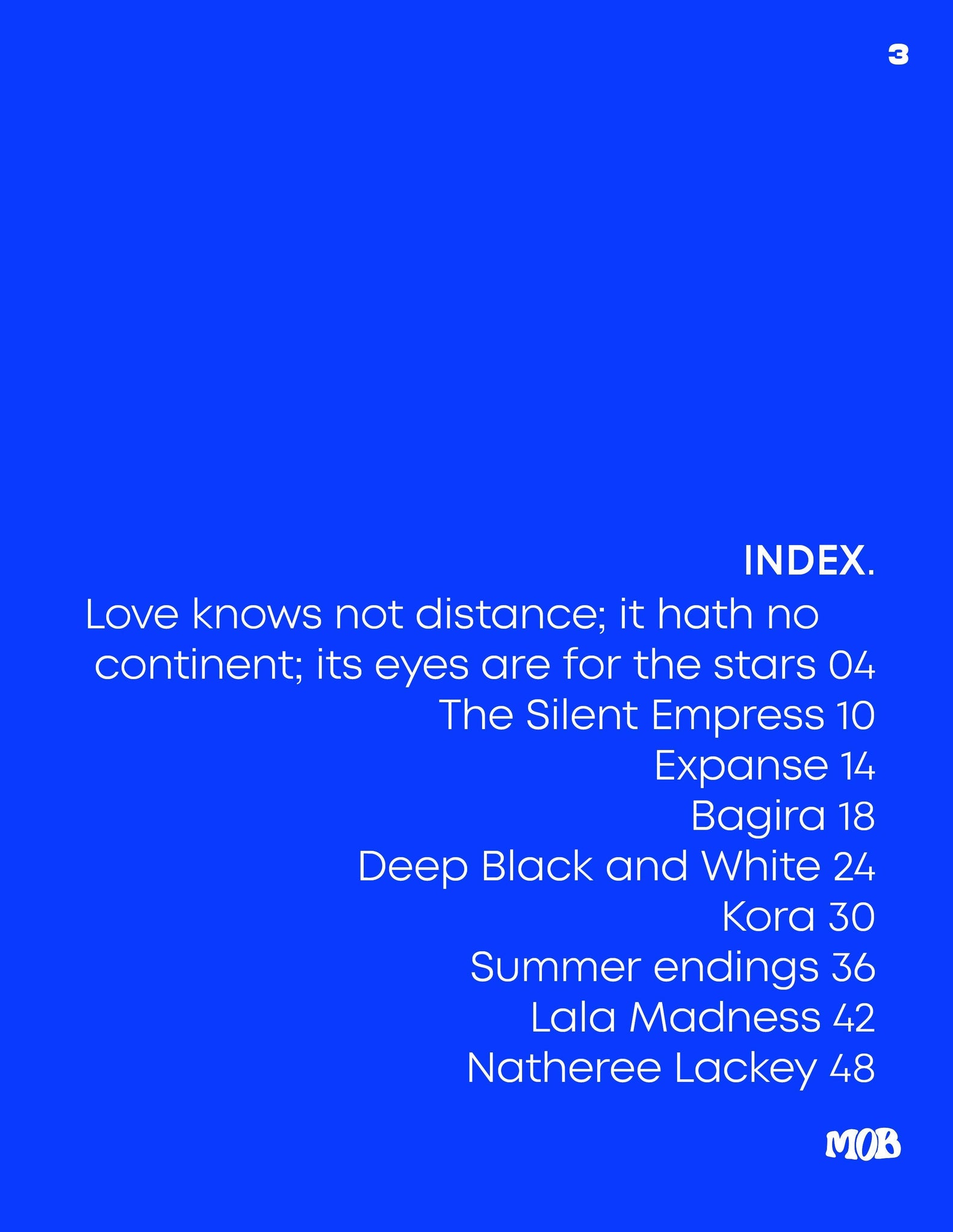 MOB JOURNAL | VOLUME TWENTY SEVEN | ISSUE #51 - Mob Journal