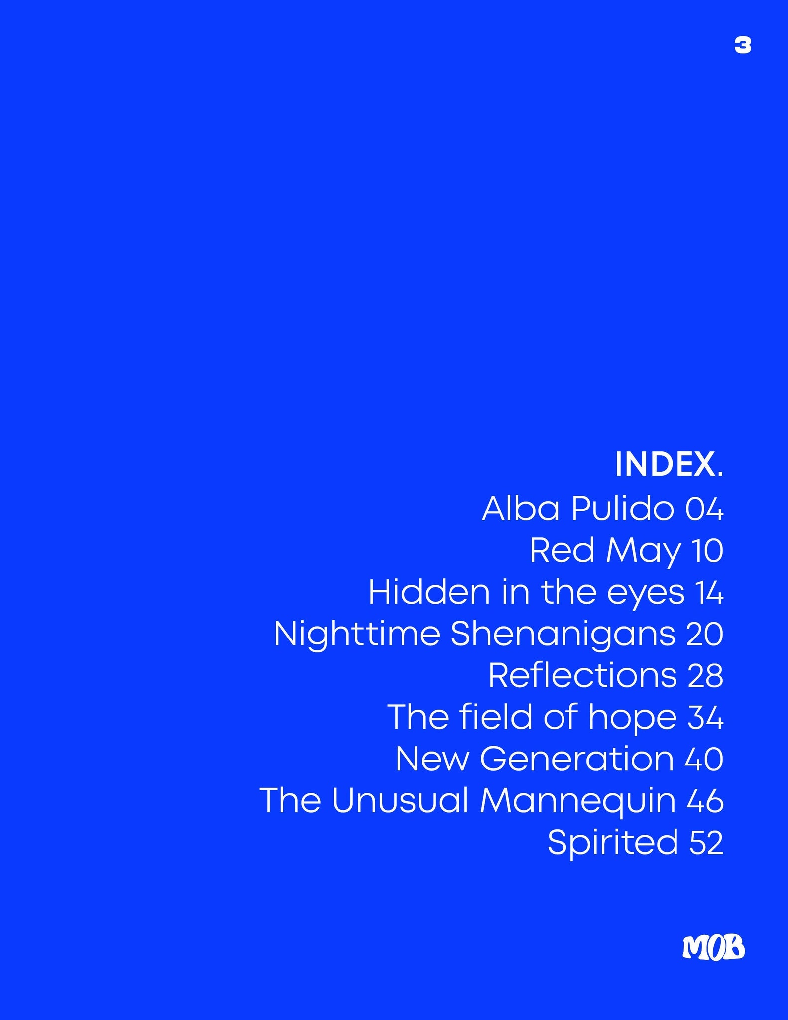 MOB JOURNAL | VOLUME TWENTY SEVEN | ISSUE #61 - Mob Journal