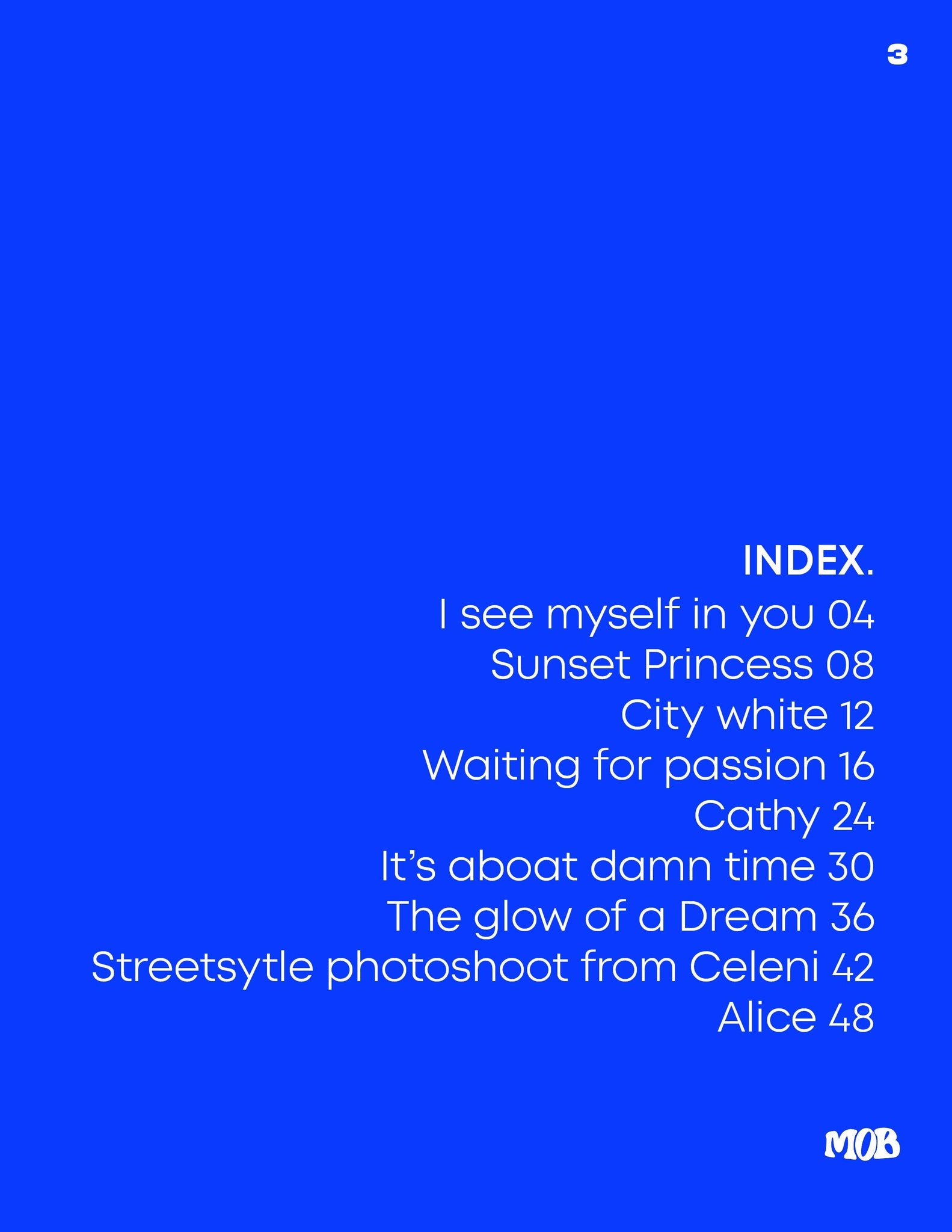 MOB JOURNAL | VOLUME TWENTY SEVEN | ISSUE #66 - Mob Journal