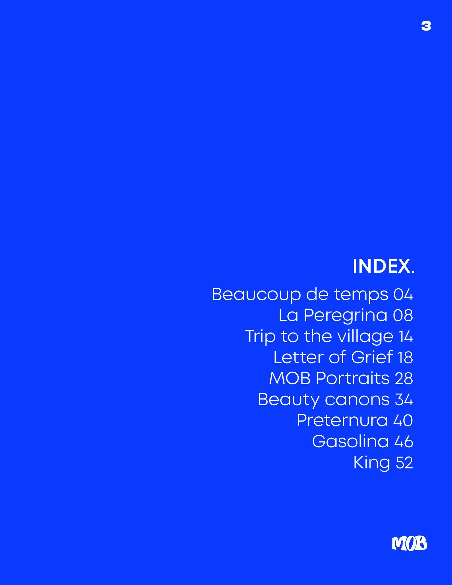 MOB JOURNAL | VOLUME TWENTY EIGHT | ISSUE #01 - Mob Journal
