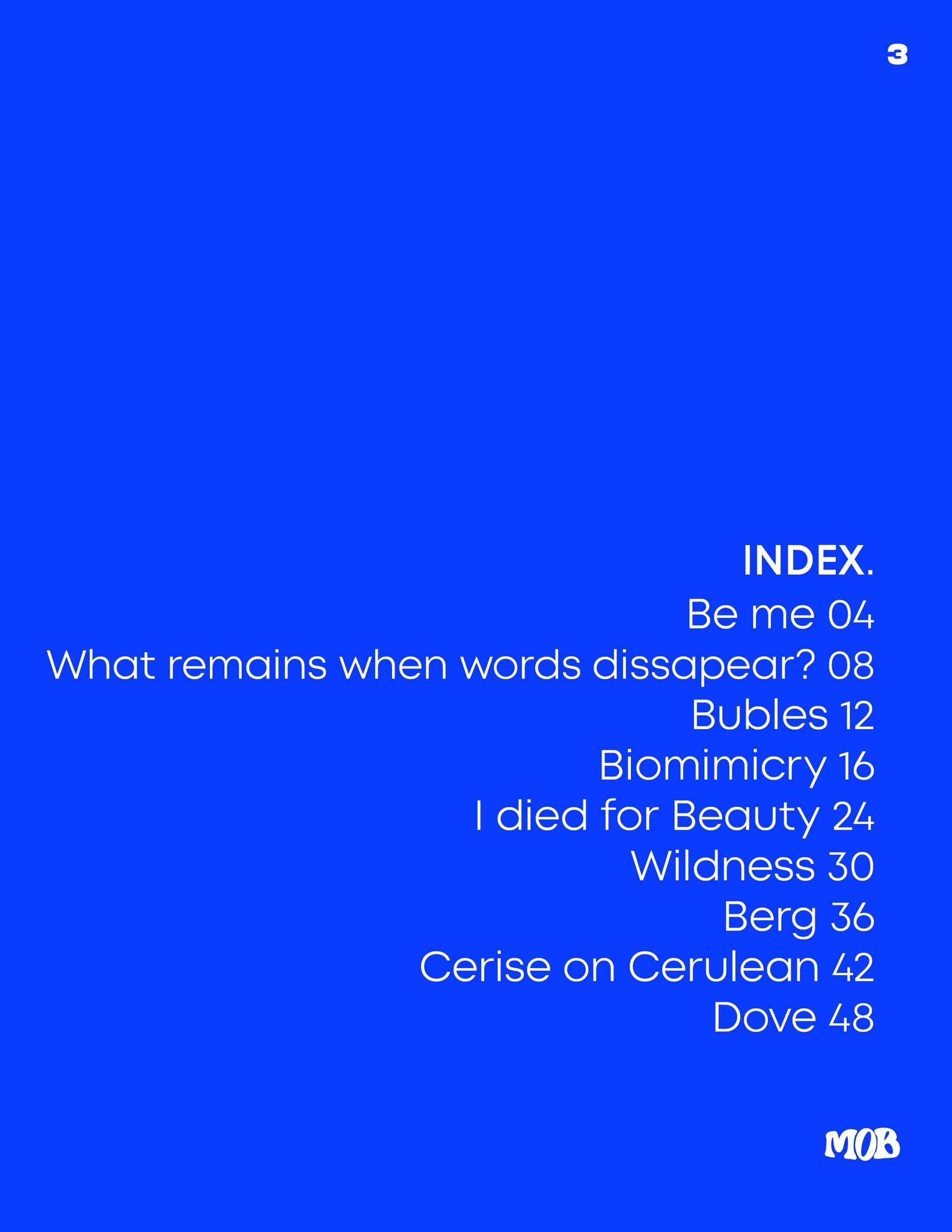 JOURNAL MOB | VOLUME VINGT-SIX | NUMÉRO 14