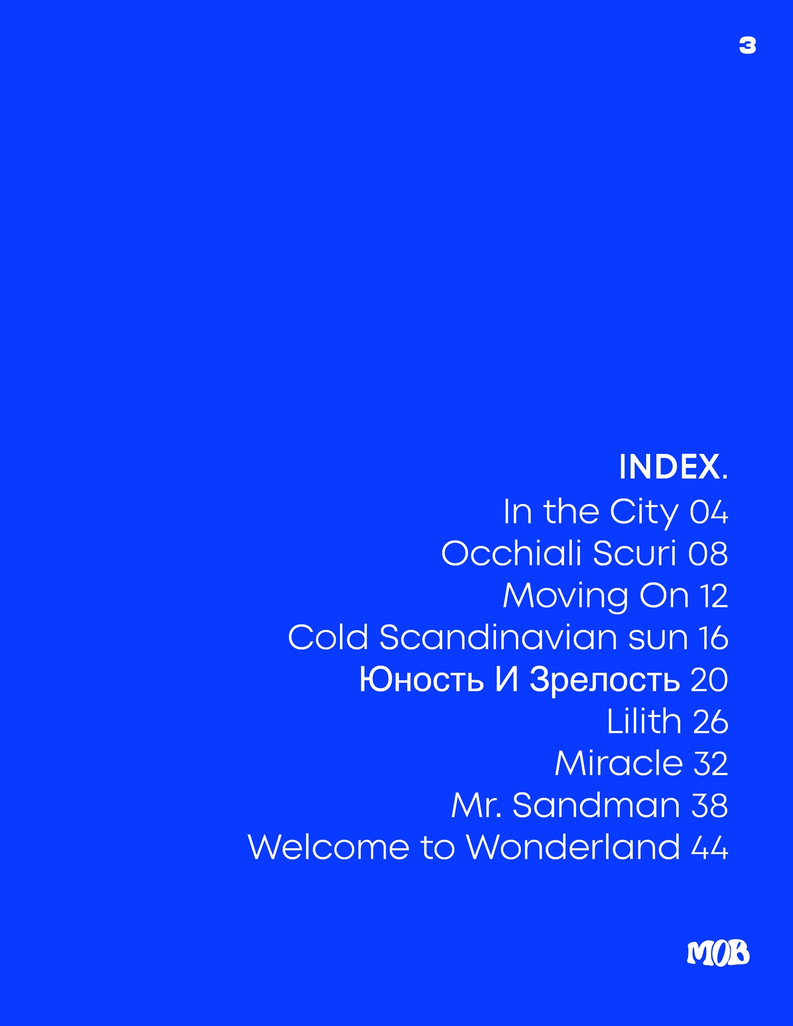 MOB JOURNAL | VOLUME TWENTY NINE | ISSUE #40