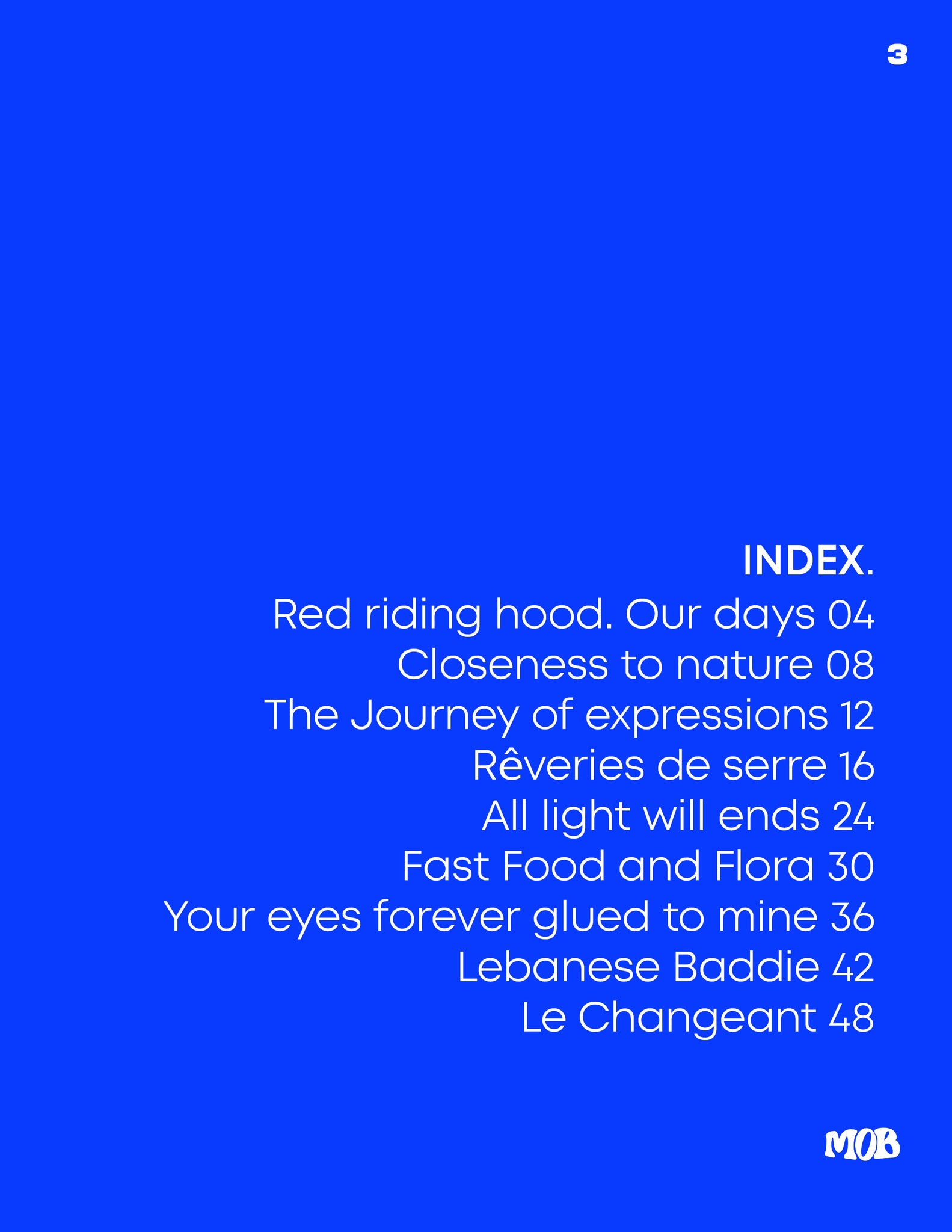 JOURNAL MOB | VOLUME VINGT-SIX | NUMÉRO 14