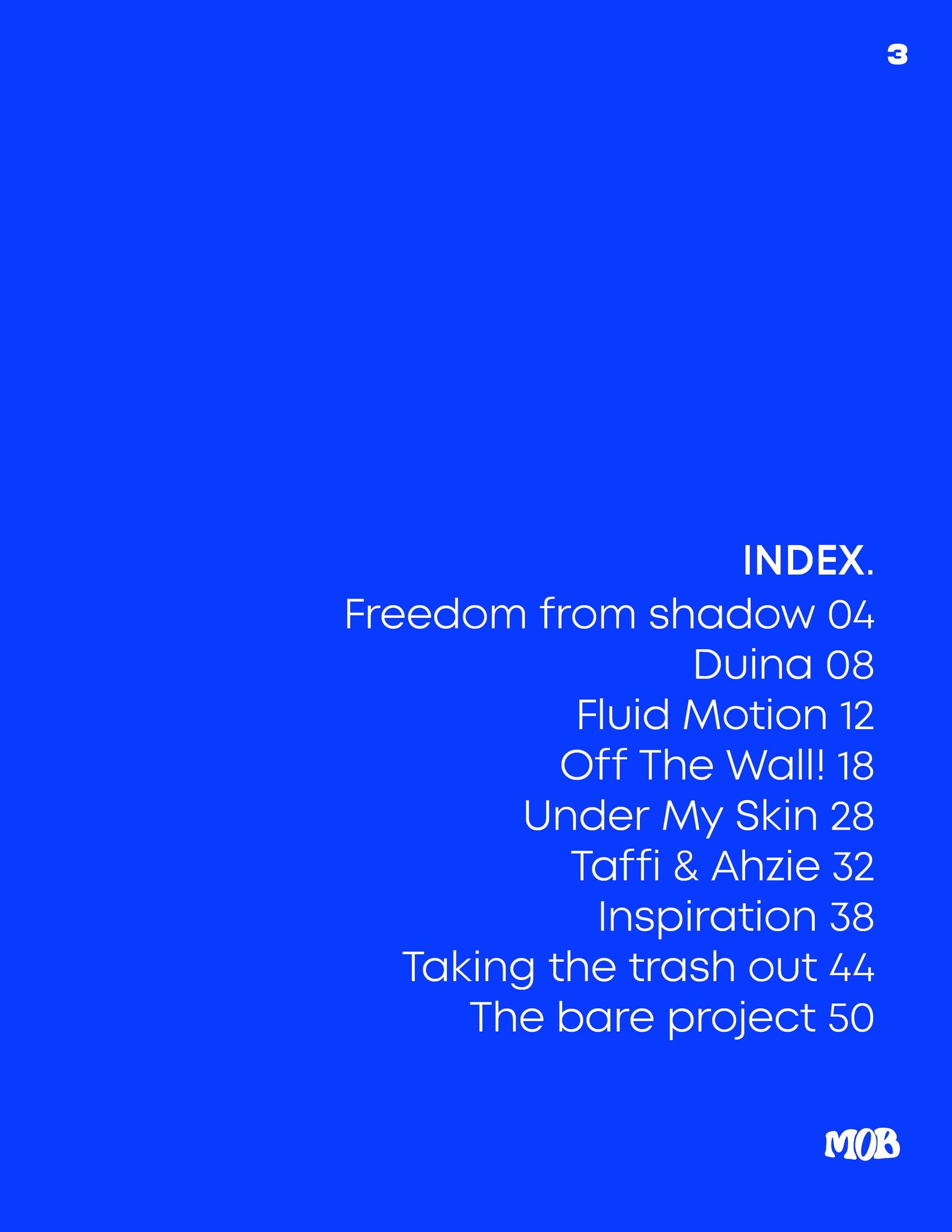 MOB JOURNAL | VOLUME THIRTY | ISSUE #02
