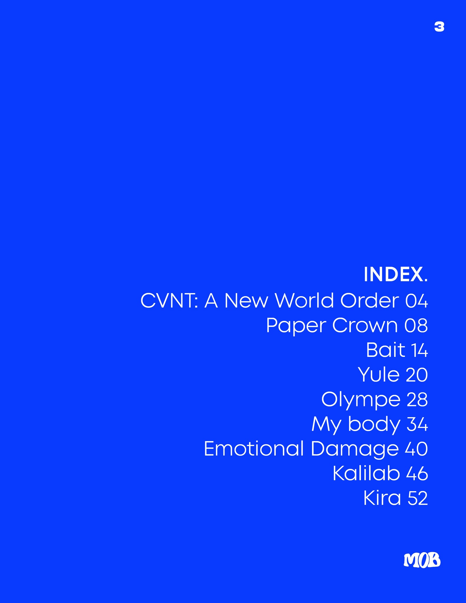MOB JOURNAL | VOLUME THIRTY | ISSUE #14
