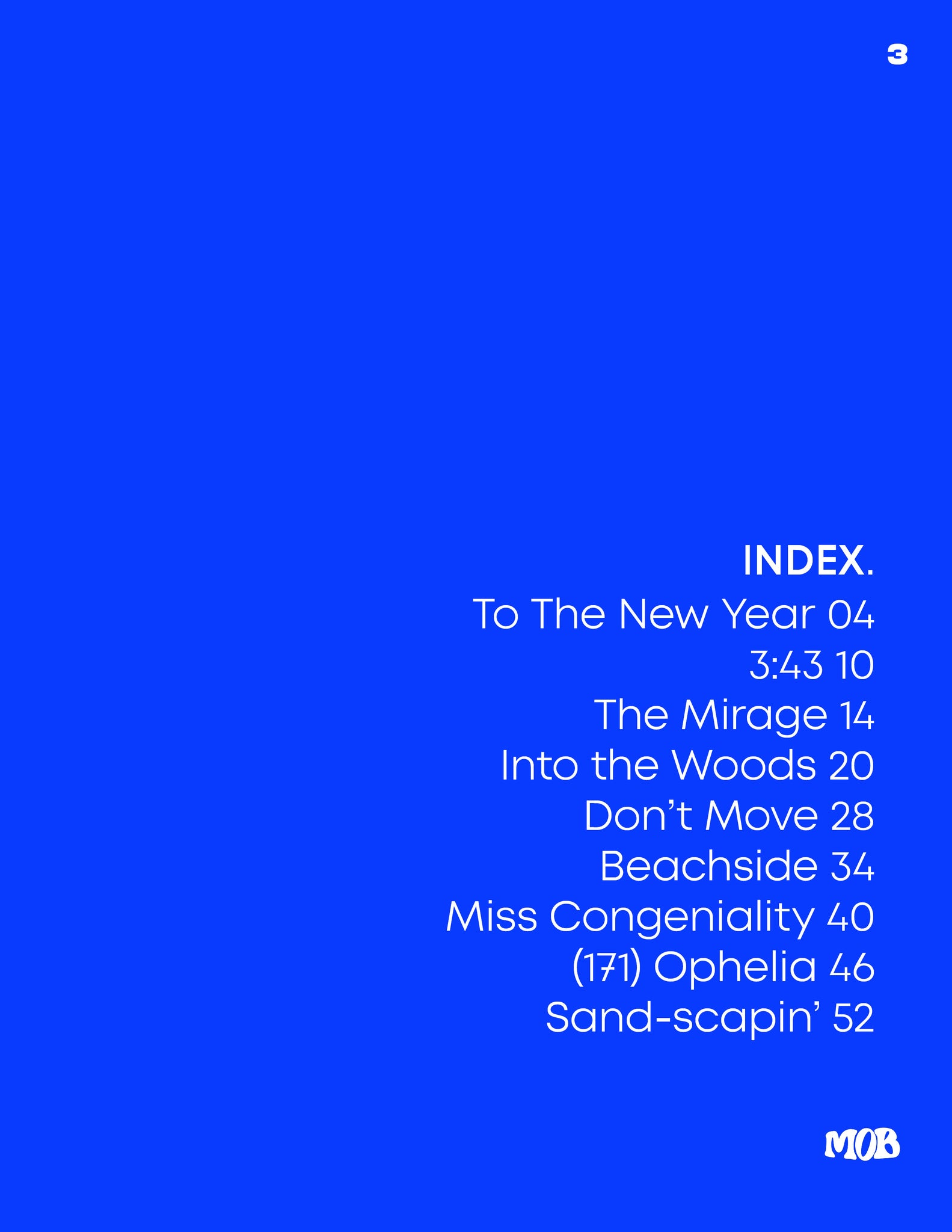 JOURNAL MOB | VOLUME VINGT-SIX | NUMÉRO 14