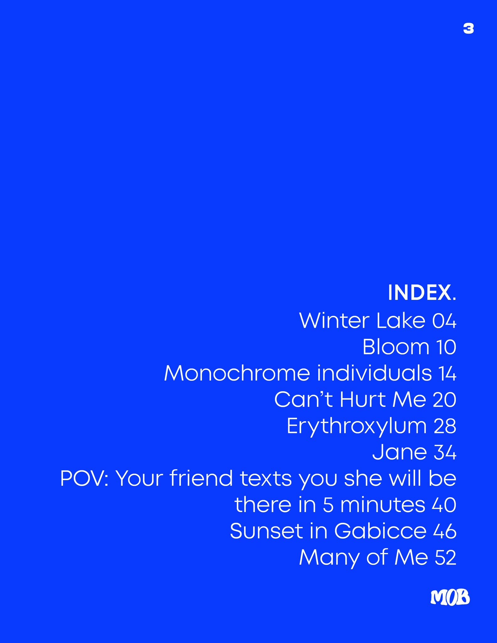 MOB JOURNAL | VOLUME THIRTY TWO | ISSUE #06