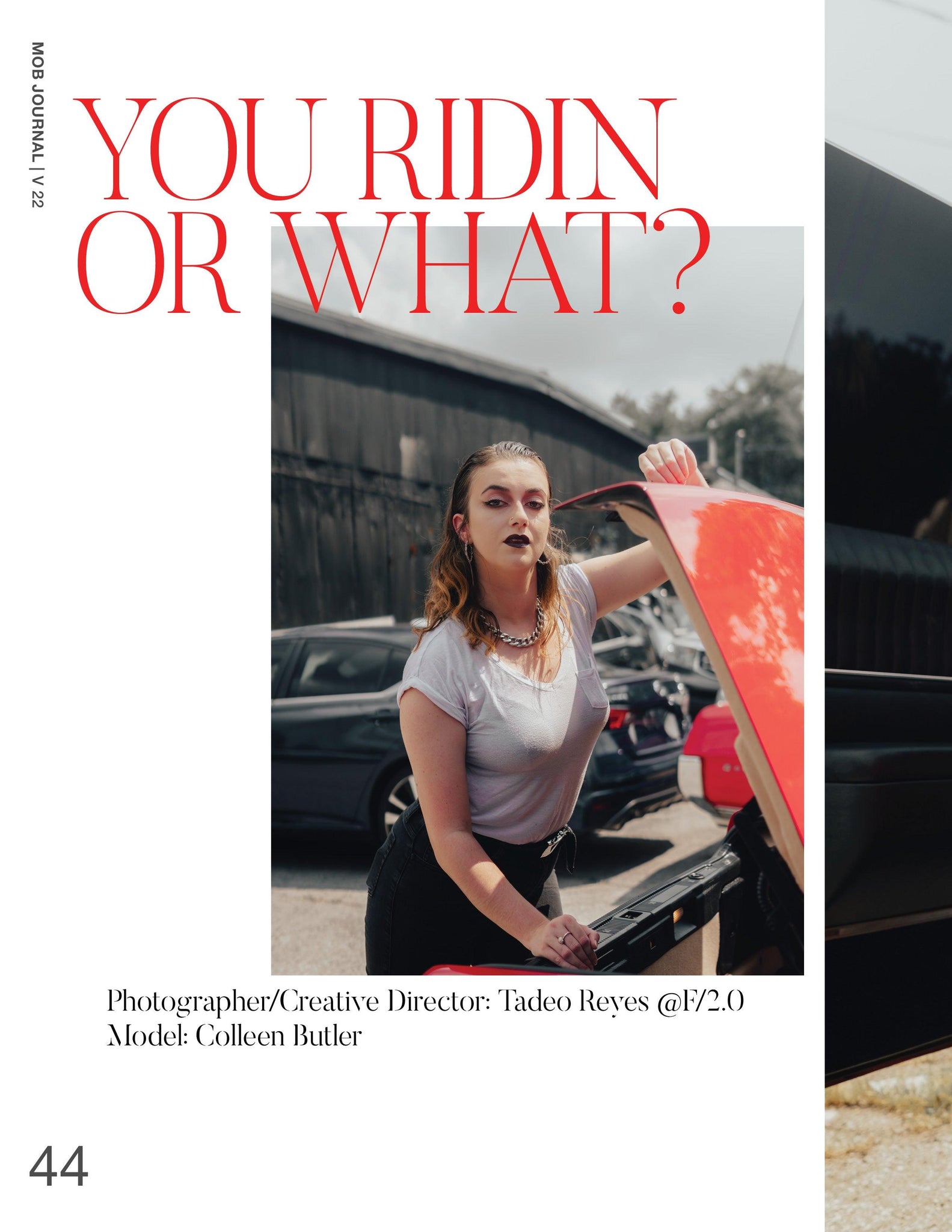 MOB JOURNAL | VOLUME TWENTY TWO | ISSUE #65 - Mob Journal