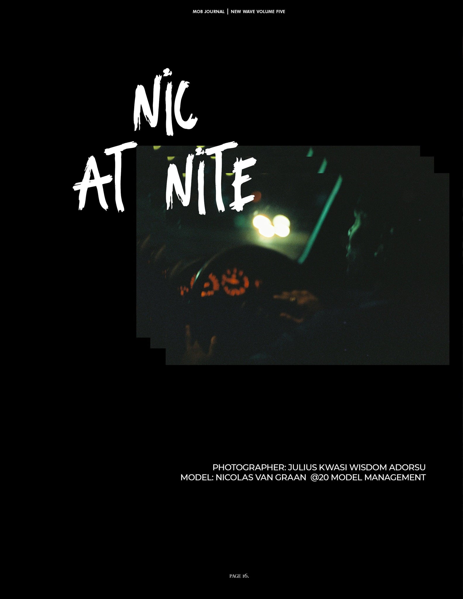 NEW WAVE | VOLUME FIVE | ISSUE #10 - Mob Journal