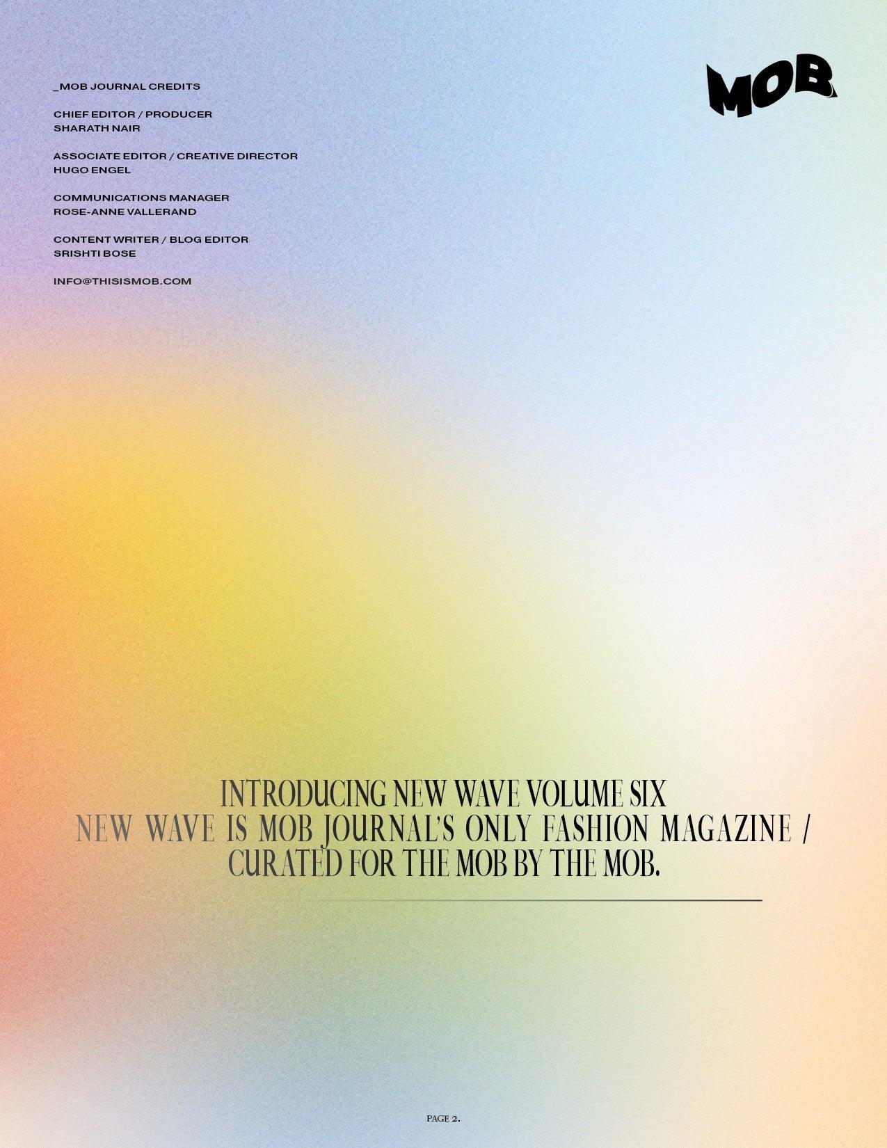 NEW WAVE | VOLUME SIX | ISSUE #15 - Mob Journal