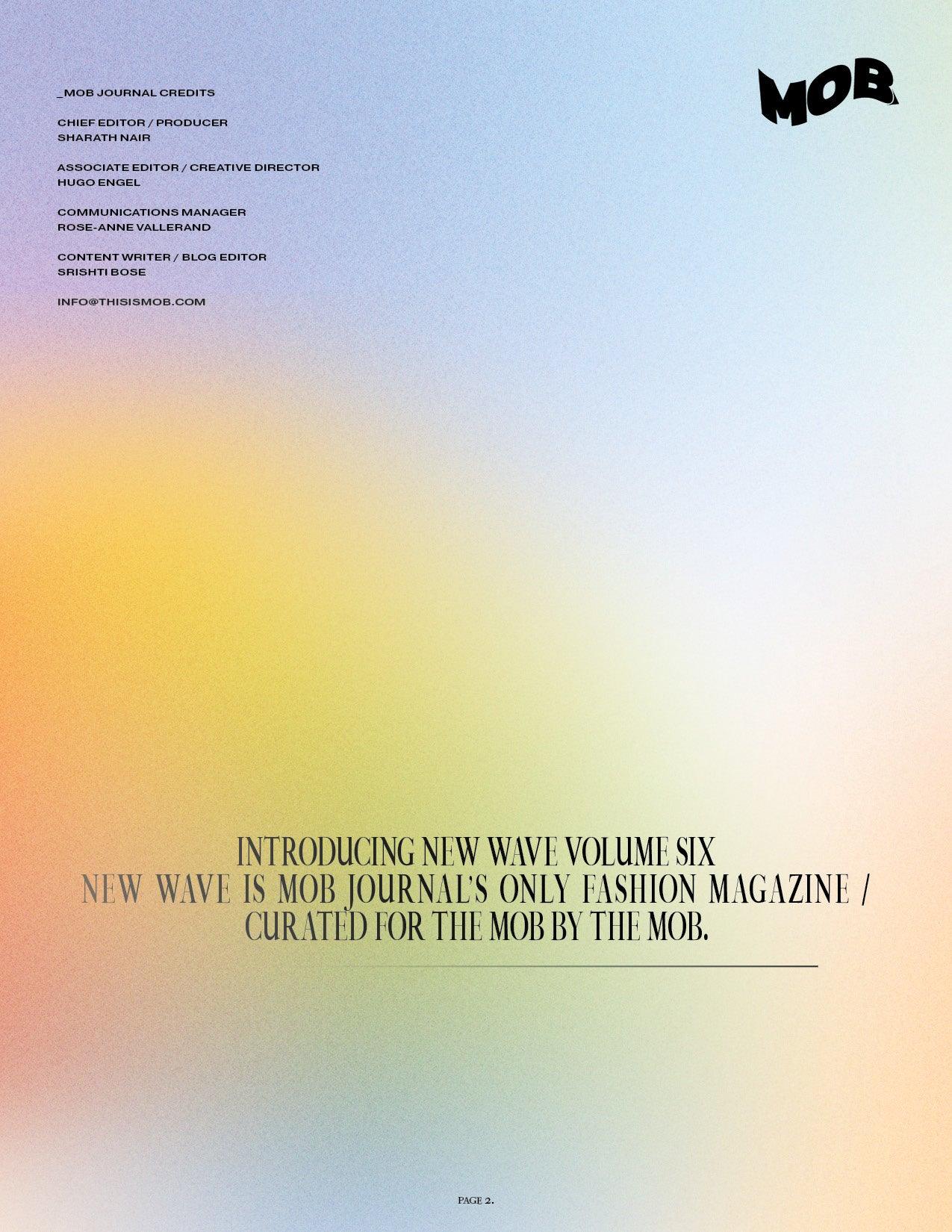 NEW WAVE | VOLUME SIX | ISSUE #21 - Mob Journal