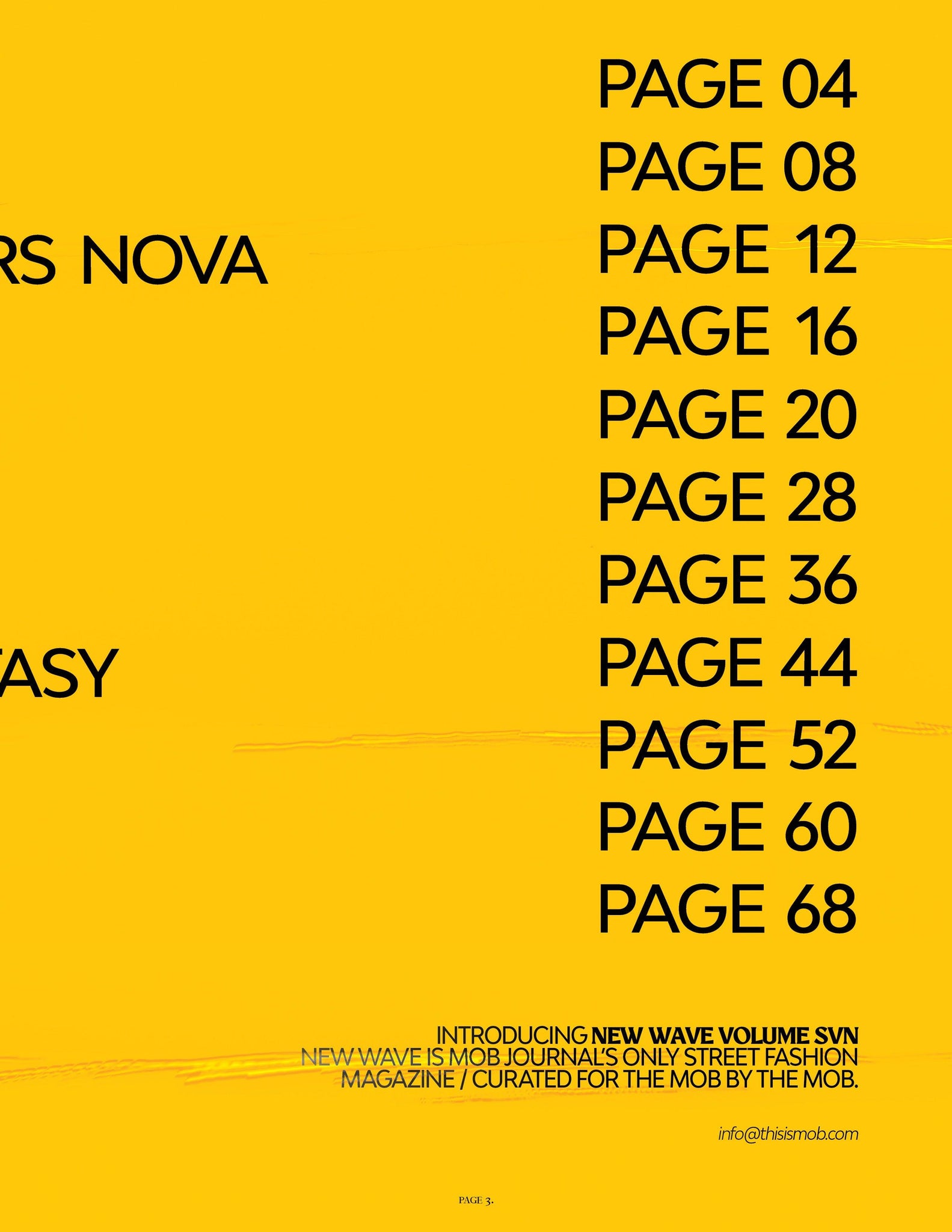 NEW WAVE | VOLUME SEVEN | ISSUE #01 - Mob Journal