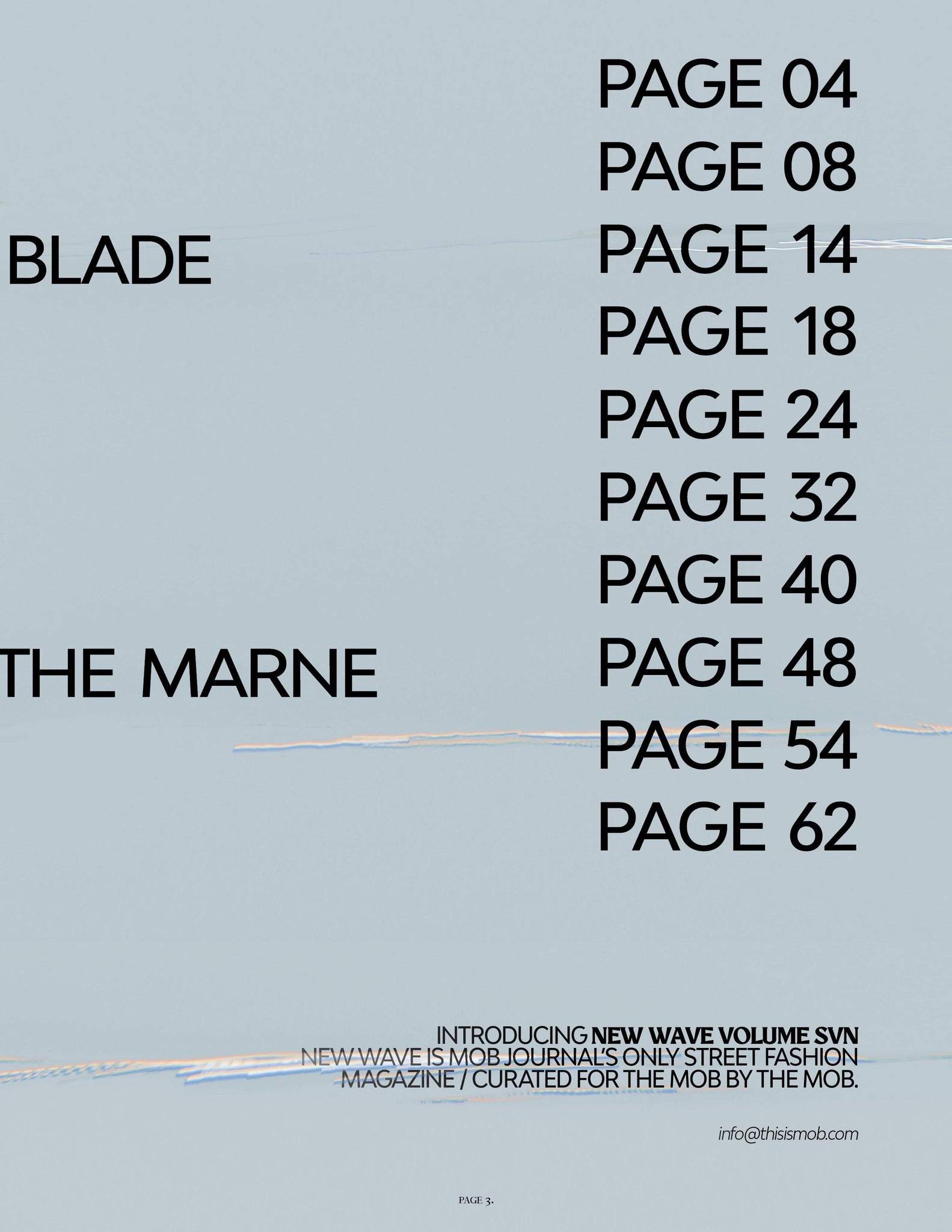 NEW WAVE | VOLUME SEVEN | ISSUE #03 - Mob Journal