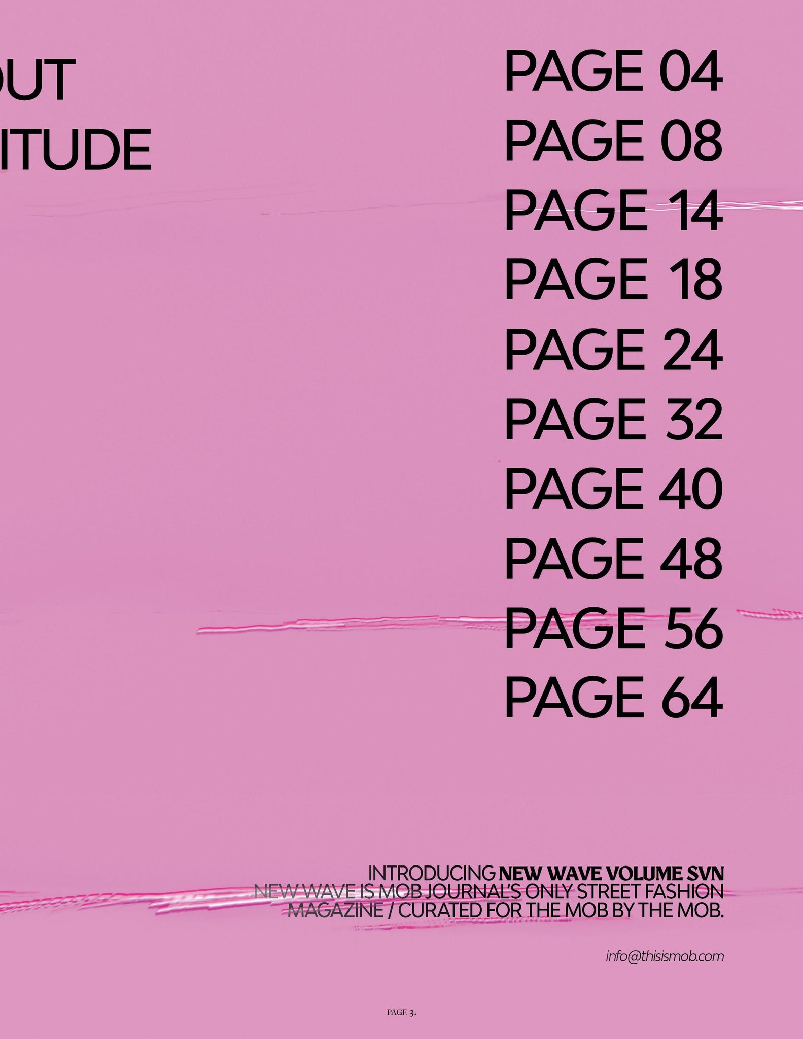 NEW WAVE | VOLUME SEVEN | ISSUE #04 - Mob Journal