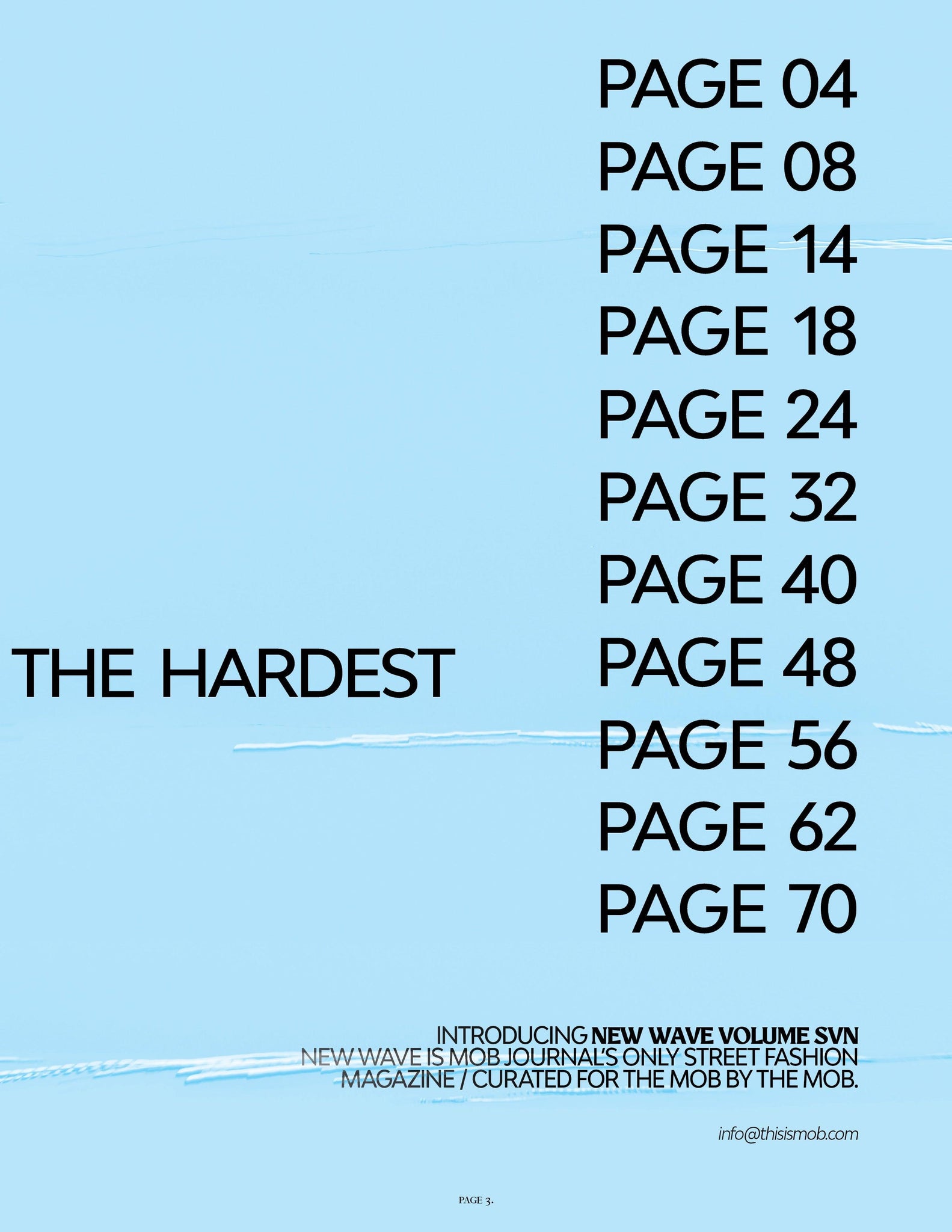 NEW WAVE | VOLUME SEVEN | ISSUE #06 - Mob Journal