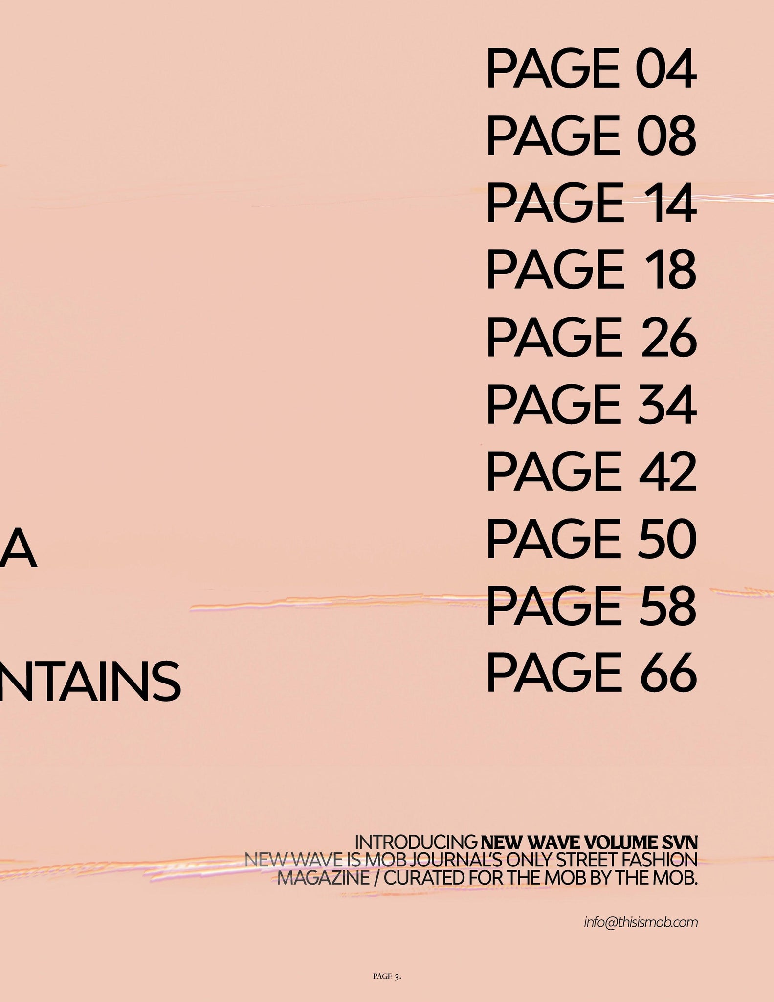 NEW WAVE | VOLUME SEVEN | ISSUE #07 - Mob Journal