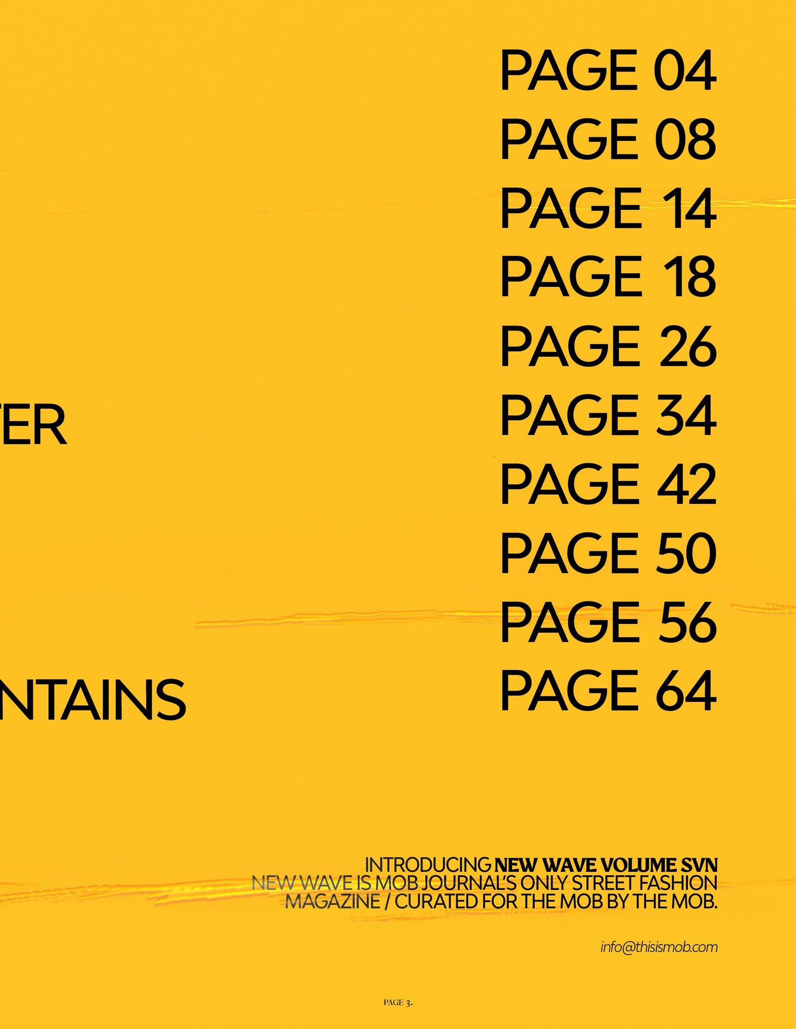 NEW WAVE | VOLUME SEVEN | ISSUE #08 - Mob Journal
