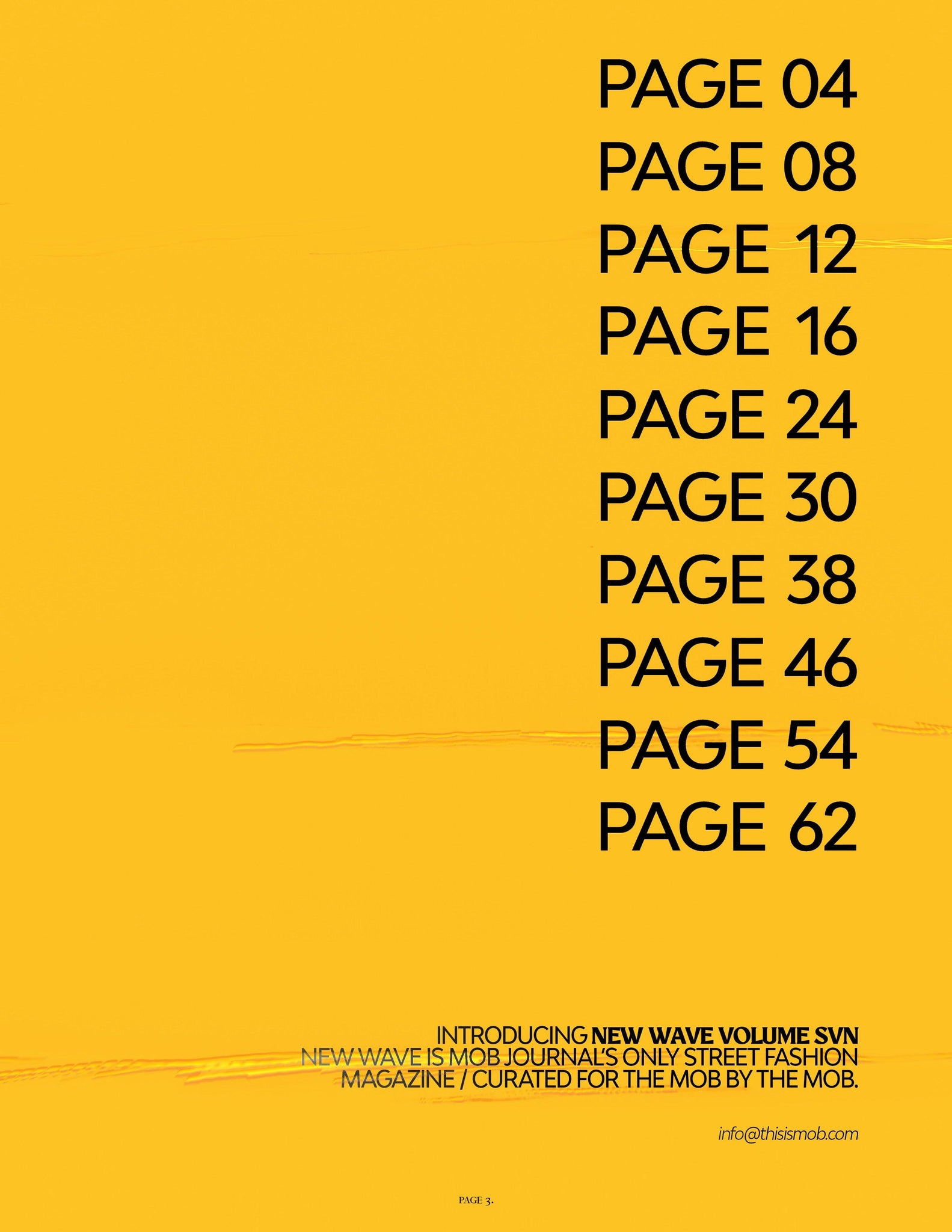 NEW WAVE | VOLUME SEVEN | ISSUE #10 - Mob Journal