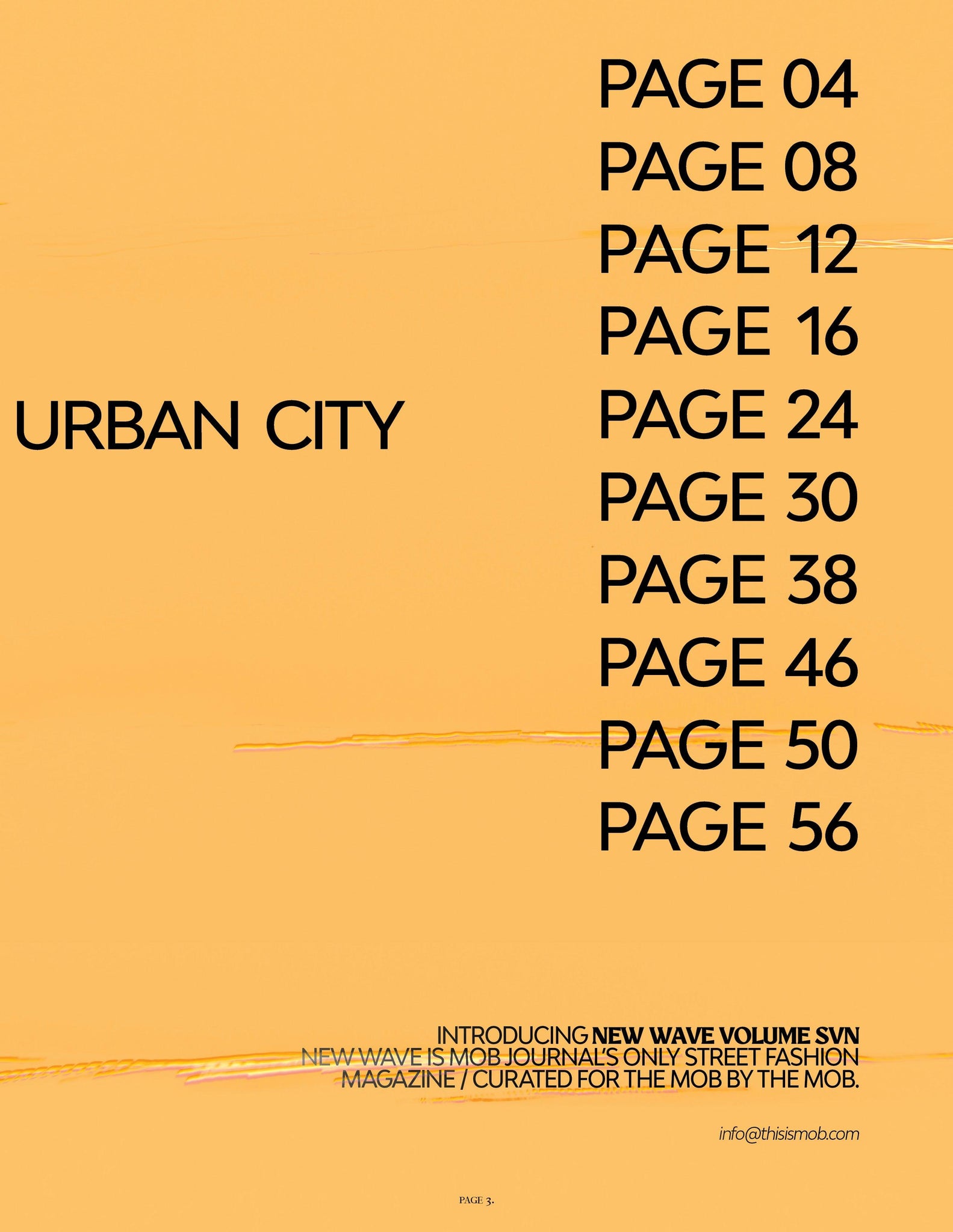NEW WAVE | VOLUME SEVEN | ISSUE #11 - Mob Journal