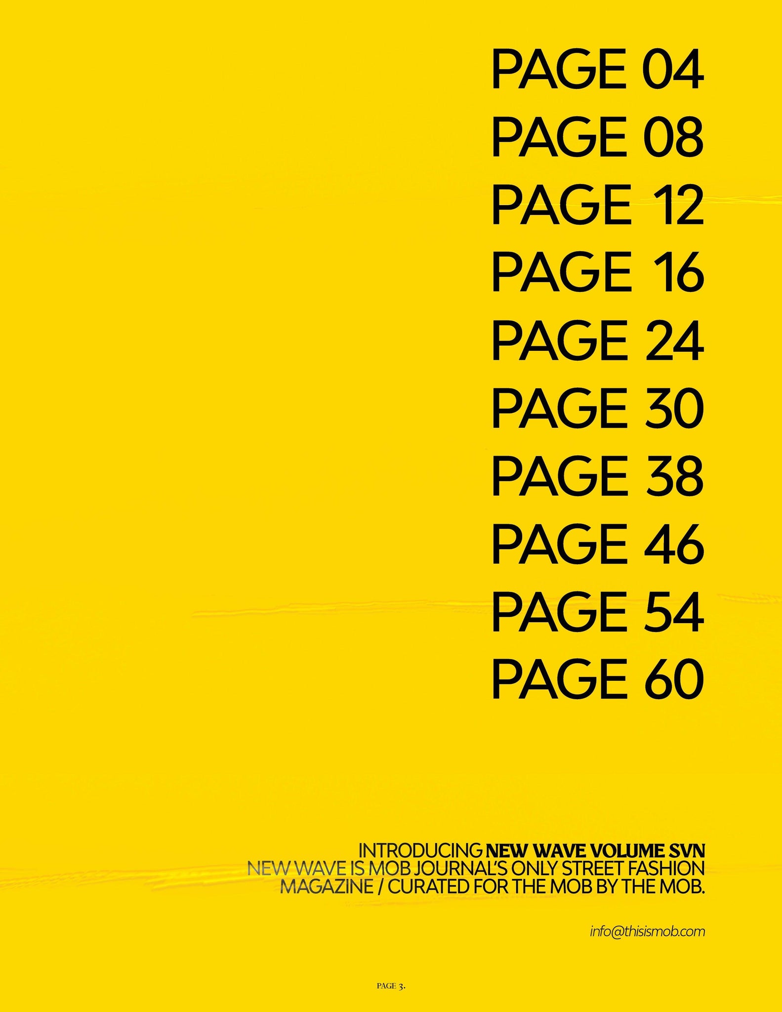 NEW WAVE | VOLUME SEVEN | ISSUE #12 - Mob Journal