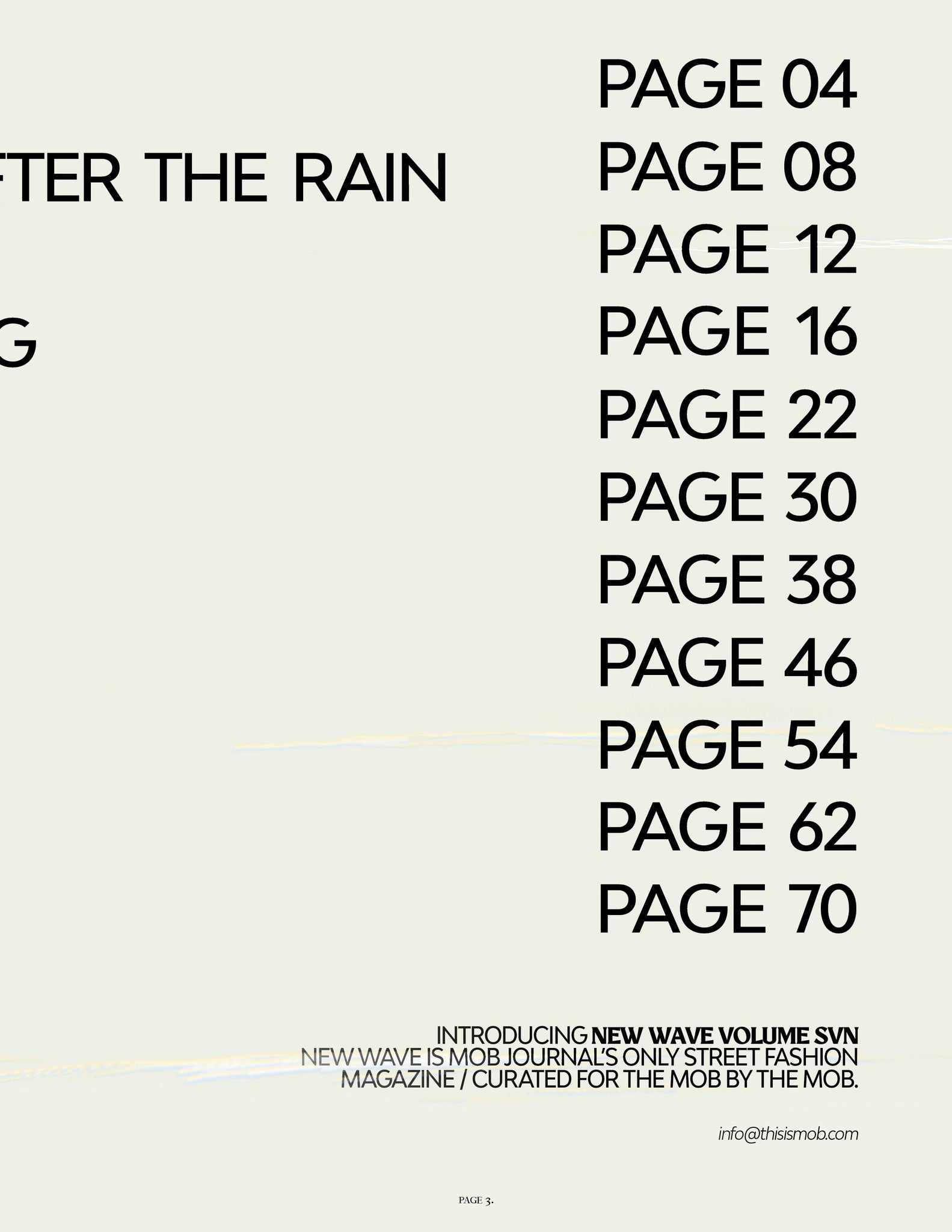 NEW WAVE | VOLUME SEVEN | ISSUE #13 - Mob Journal