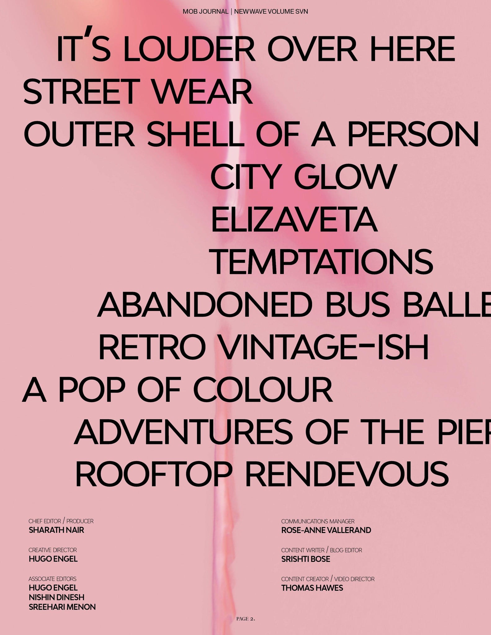 NEW WAVE | VOLUME SEVEN | ISSUE #17 - Mob Journal