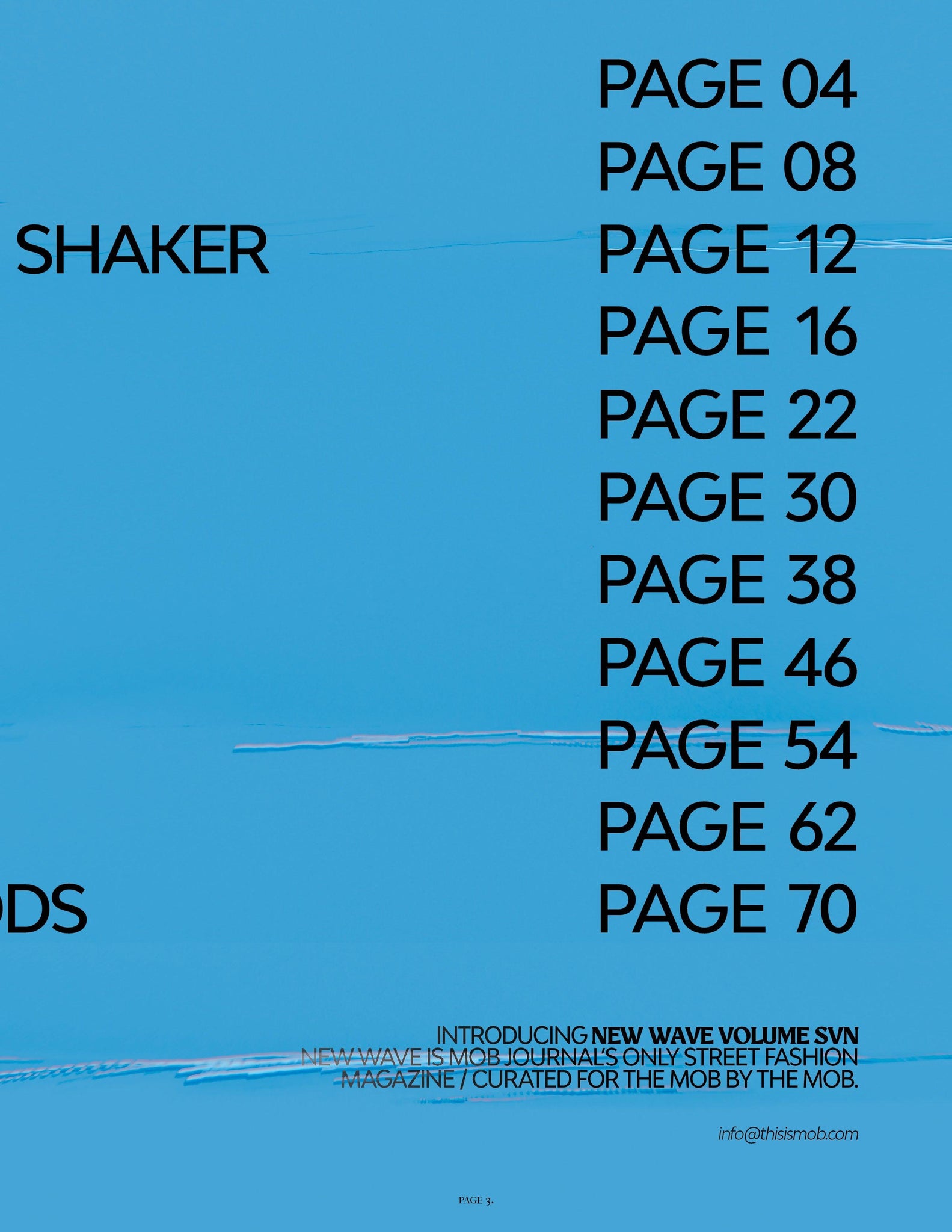 NEW WAVE | VOLUME SEVEN | ISSUE #18 - Mob Journal