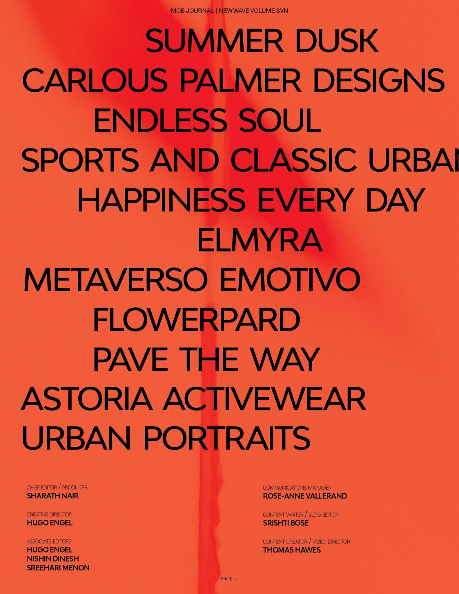 NEW WAVE | VOLUME SEVEN | ISSUE #22 - Mob Journal