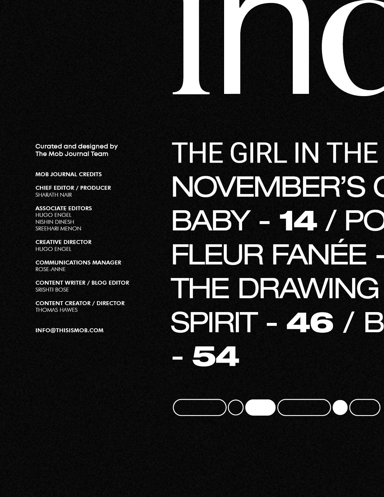 MOB JOURNAL | VOLUME TWENTY | ISSUE #38 - Mob Journal