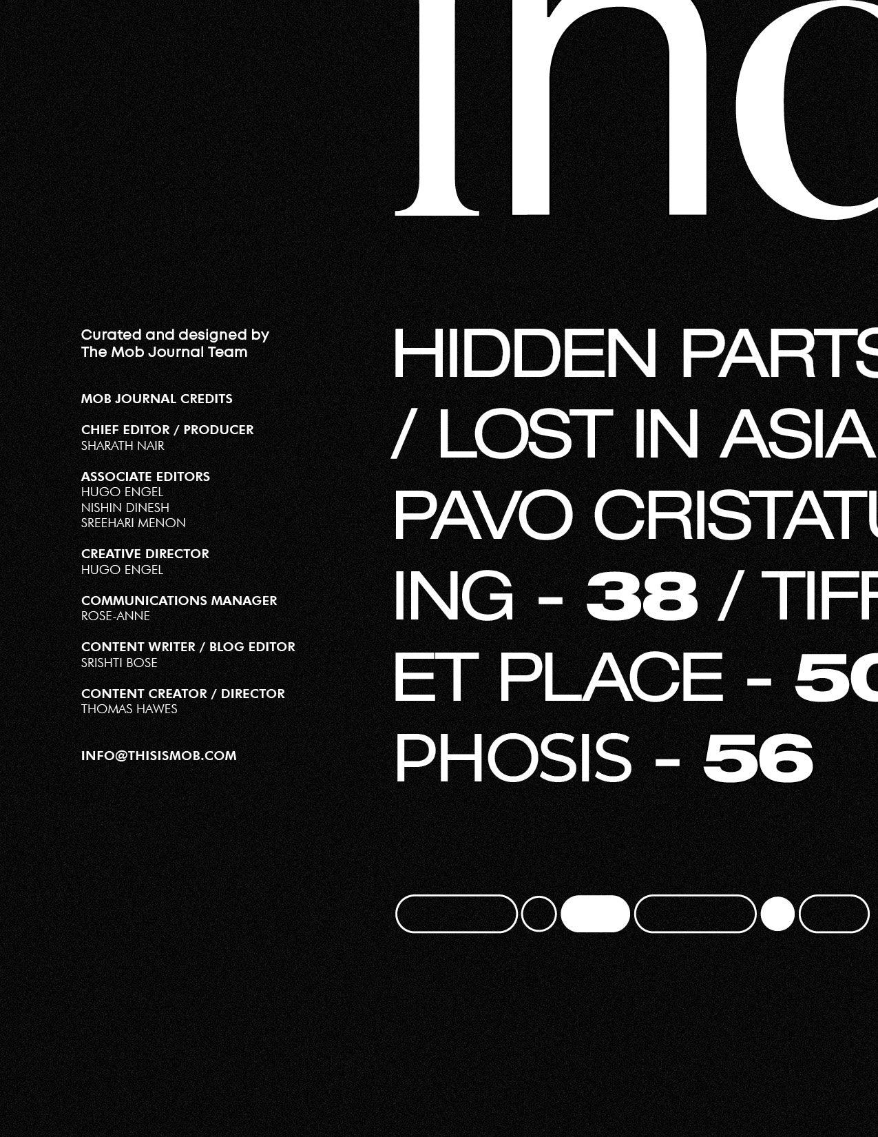 MOB JOURNAL | VOLUME TWENTY | ISSUE #22 - Mob Journal