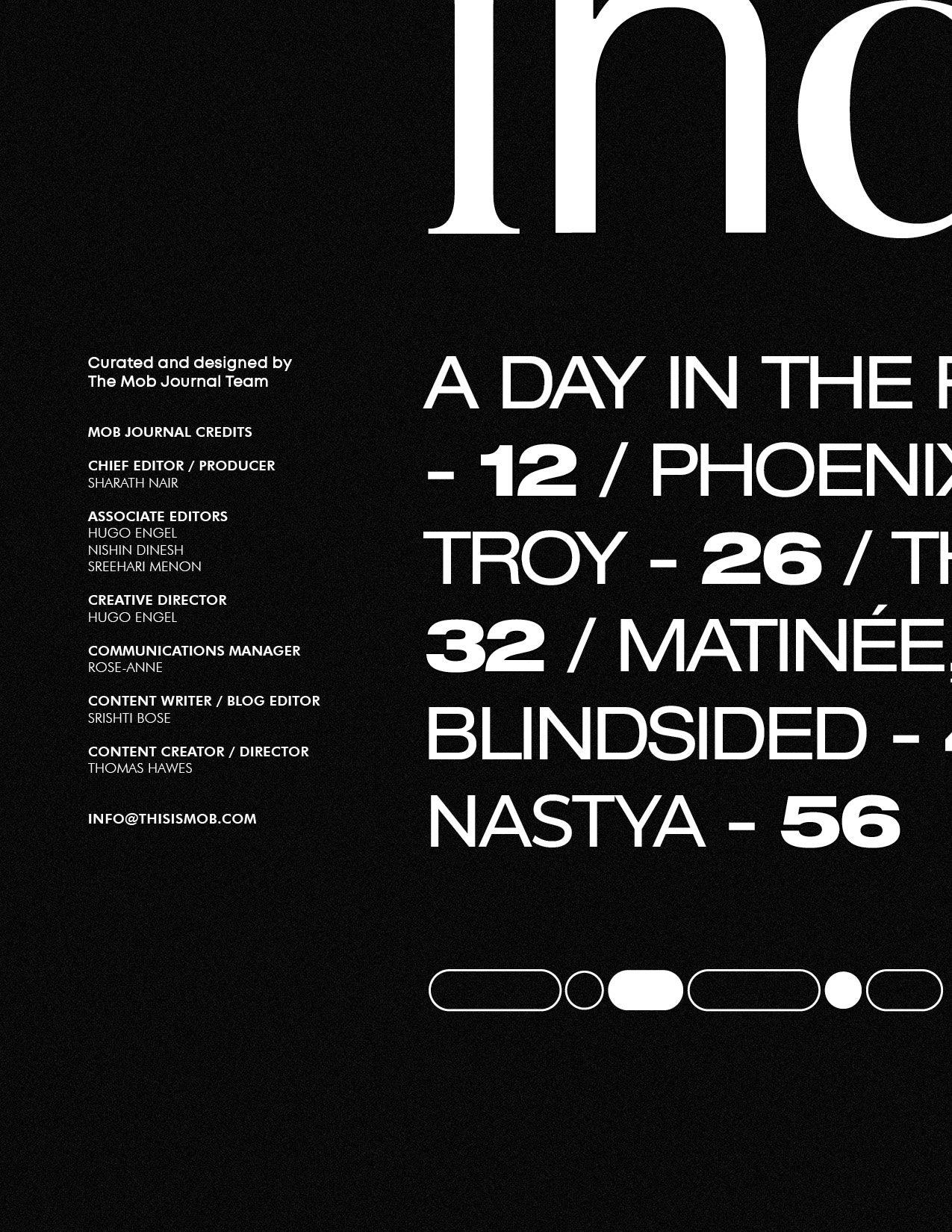 MOB JOURNAL | VOLUME TWENTY | ISSUE #45 - Mob Journal