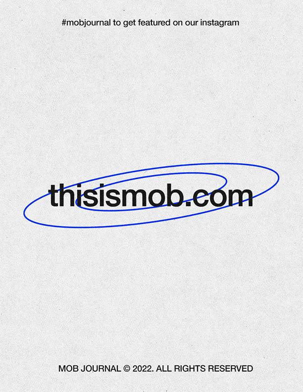 MOB JOURNAL | VOLUME TWENTY TWO | ISSUE #43 - Mob Journal