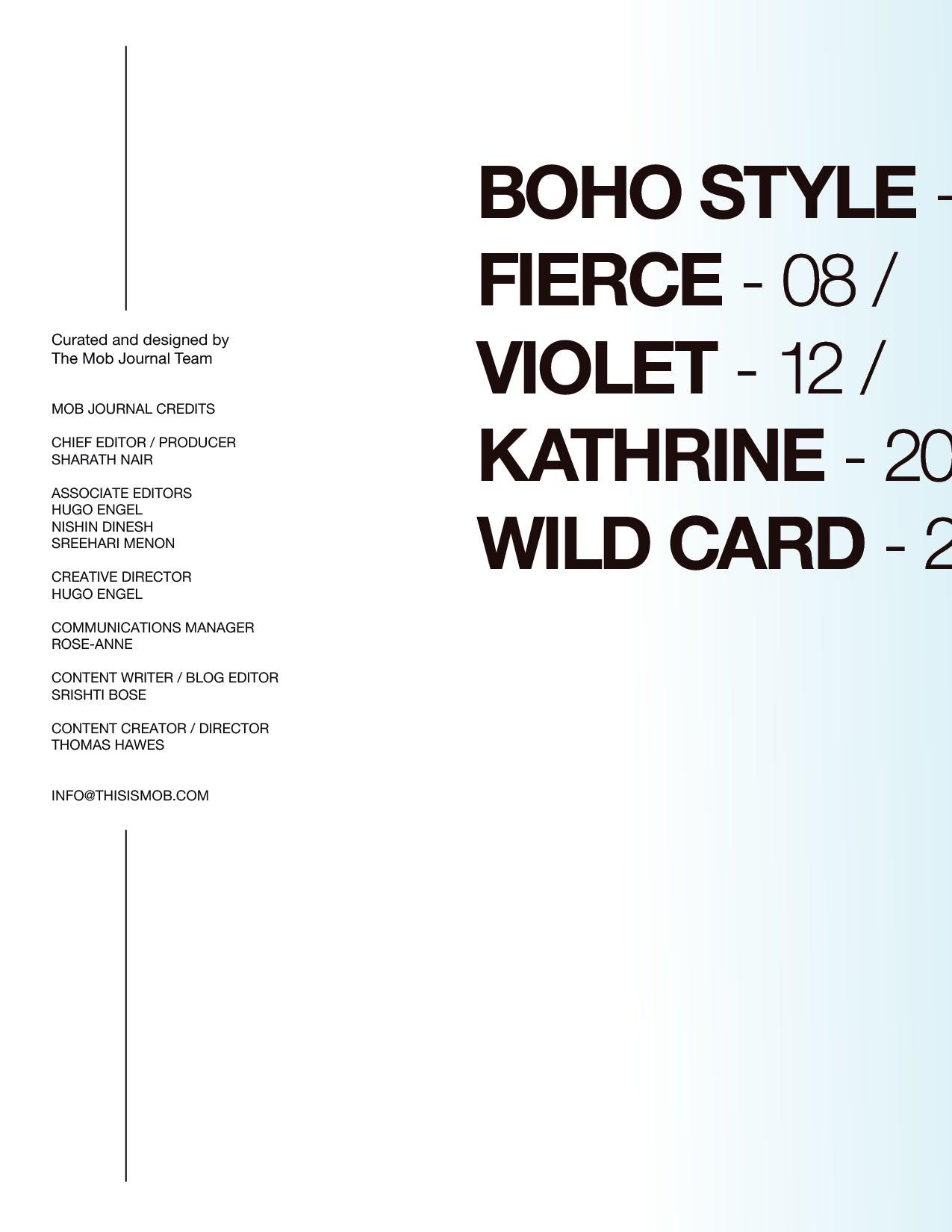 MOB JOURNAL | VOLUME TWENTY TWO | ISSUE #58 - Mob Journal