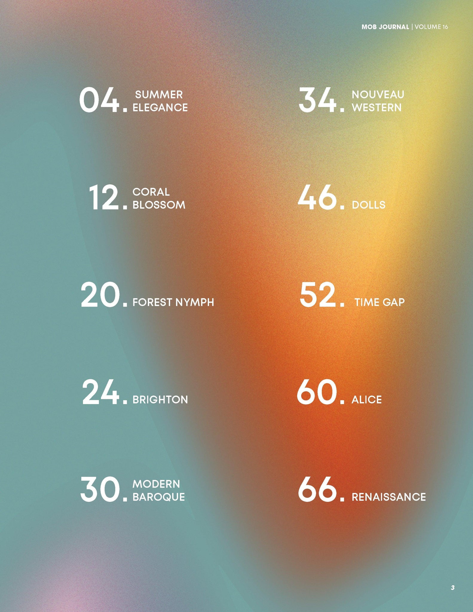 MOB JOURNAL | VOLUME SIXTEEN| ISSUE #05 - Mob Journal