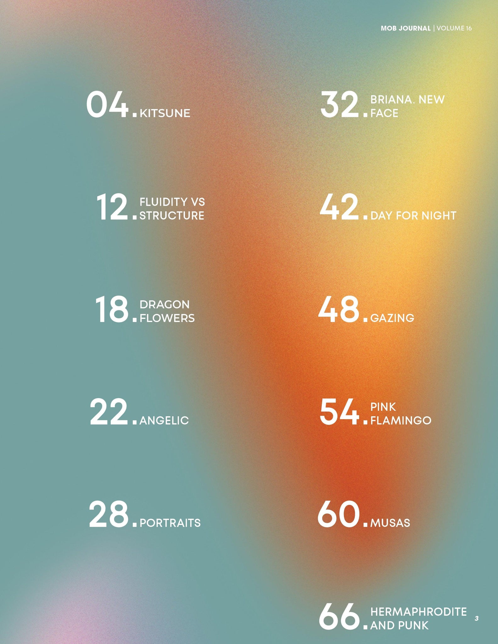MOB JOURNAL | VOLUME SIXTEEN | ISSUE #15 - Mob Journal
