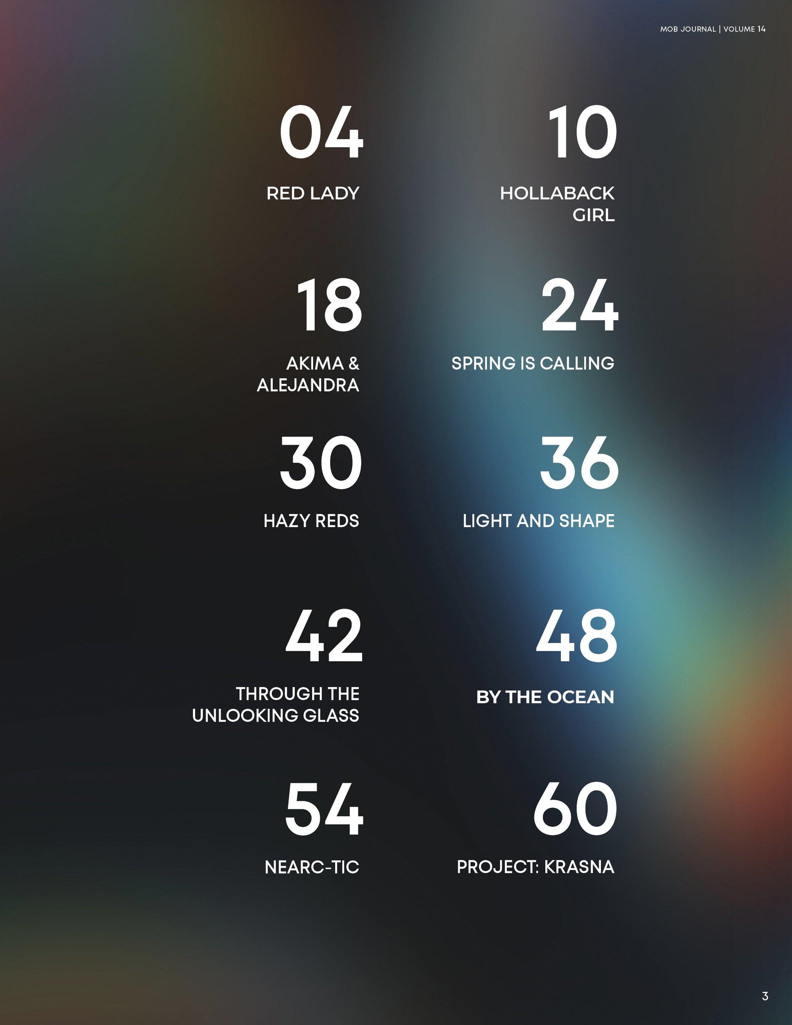 MOB JOURNAL | VOLUME FOURTEEN | ISSUE #02 - Mob Journal