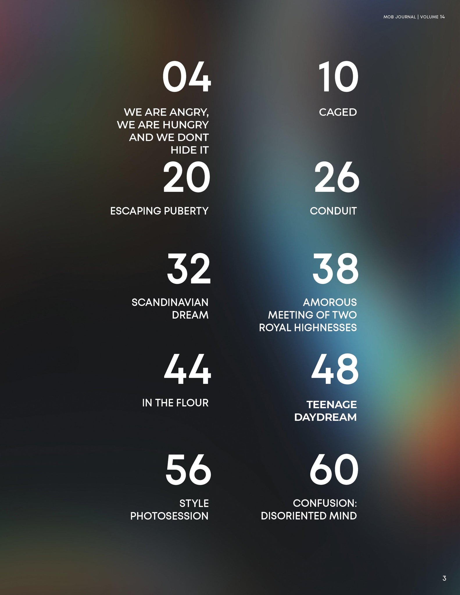MOB JOURNAL | VOLUME FOURTEEN | ISSUE #27 - Mob Journal